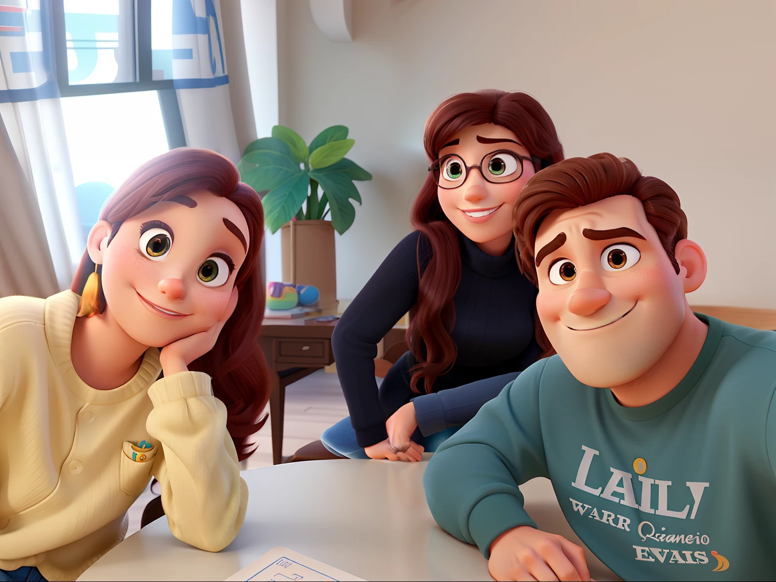 Mulher e homem estilo Disney pixar ,alta qualidade,melhor qualidade