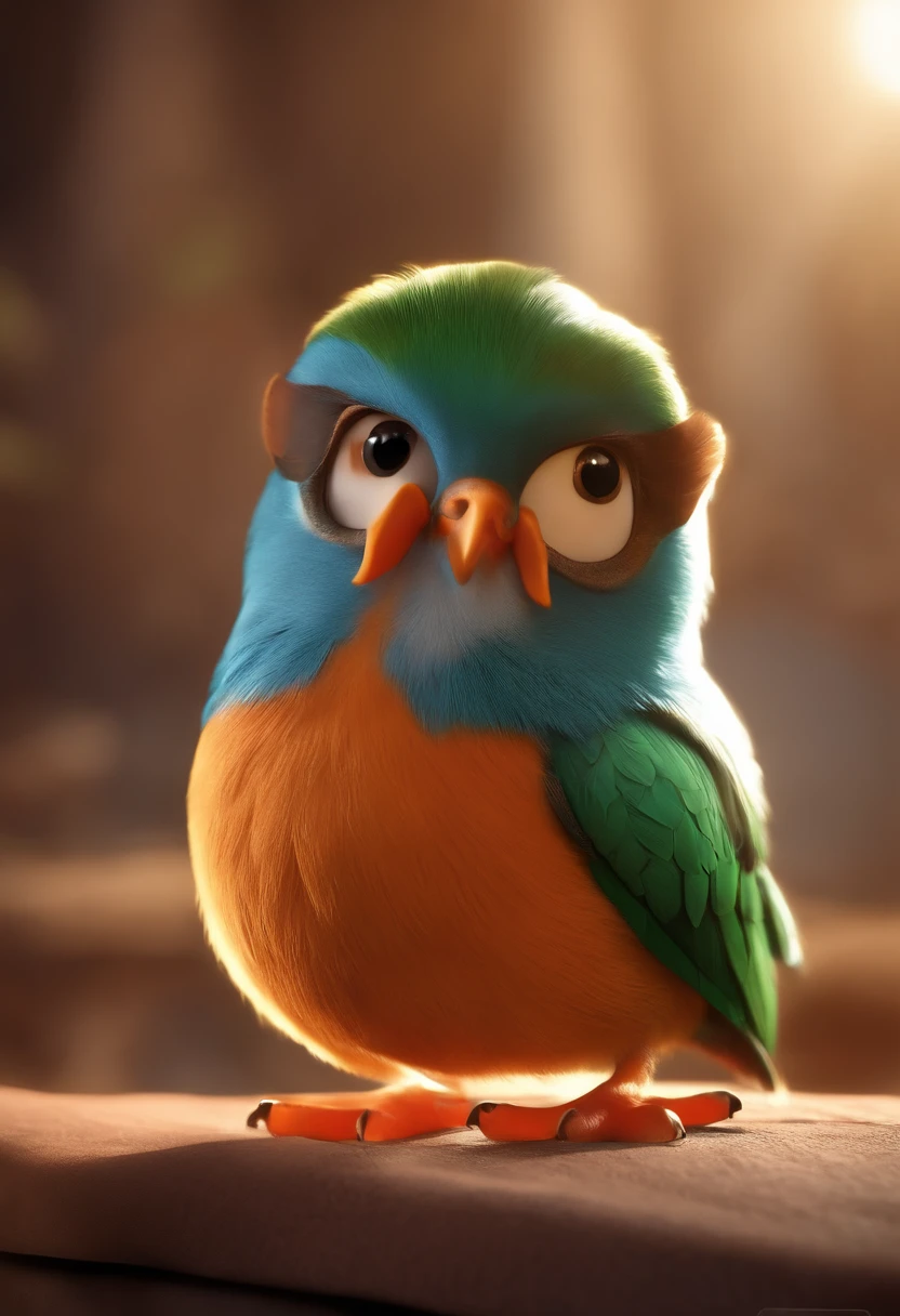 Caractere estilizado, animation style rendering, 3D estilizado, Arnold Maya render, 3 d render stylized, toon render keyshot, Personagem 3D, Personagem 3D, 3d rendering stylized, 3 d character render, personagem de desenho animado, Personagem de close up, Pose de personagem, (Estilo Pixar) (master part:1.2)