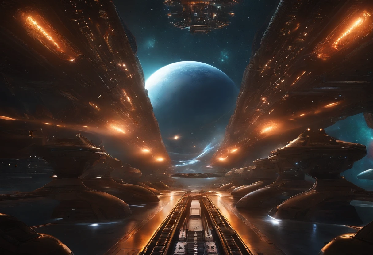 out-earth civiliaztion,galaxy neighbour,extra-advanced floating traffic in weaponization,alien weapon context