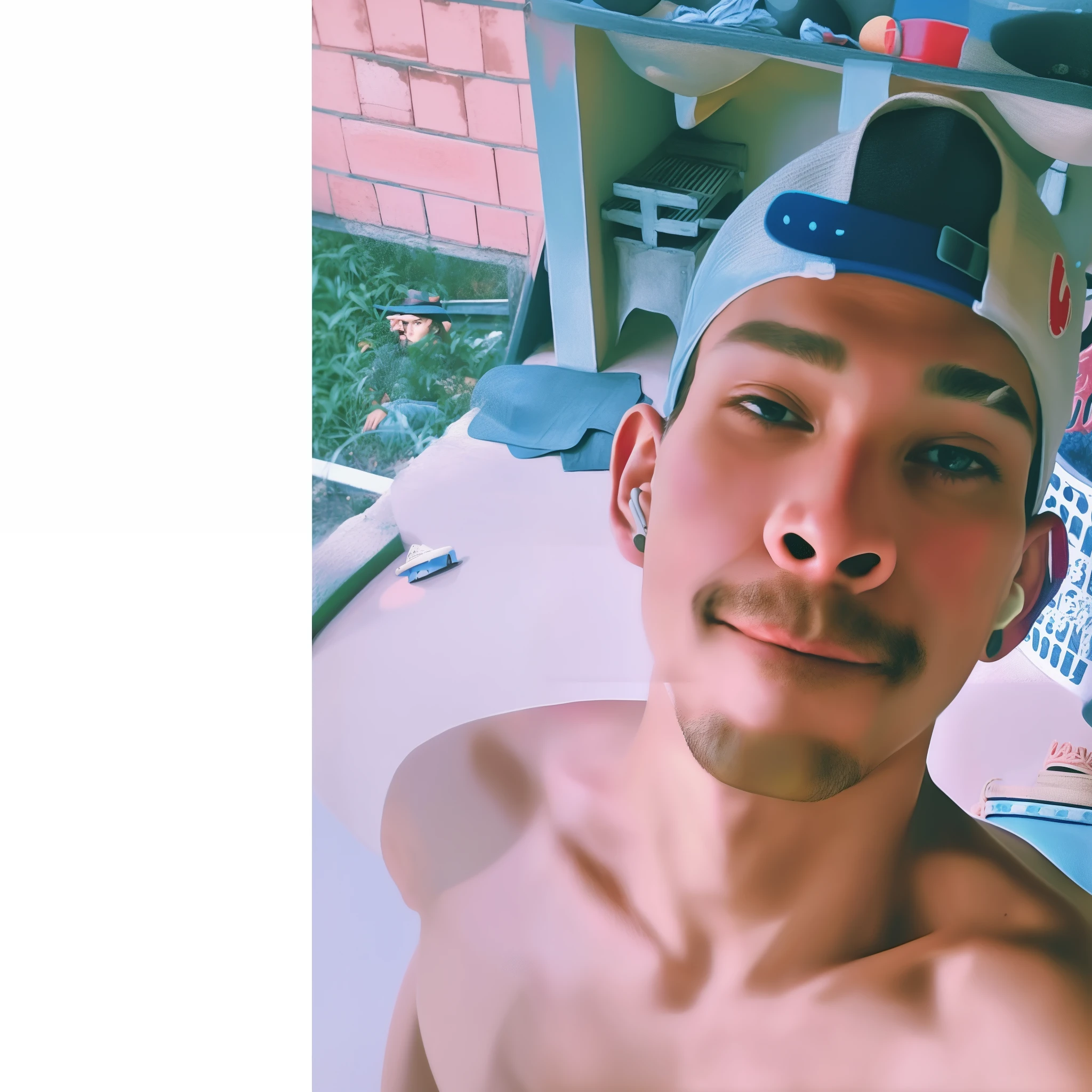 there is a man with a hat on his head posing for a picture, 2 3 anos, 2 7 anos, 2 2 anos, em torno de 1 9 anos, taken in the early 2020s, 21 anos, 2 4 anos, 2 8 anos, 2 9 anos, Fotografia de 2 0 0 0, Disney pixar , pixar