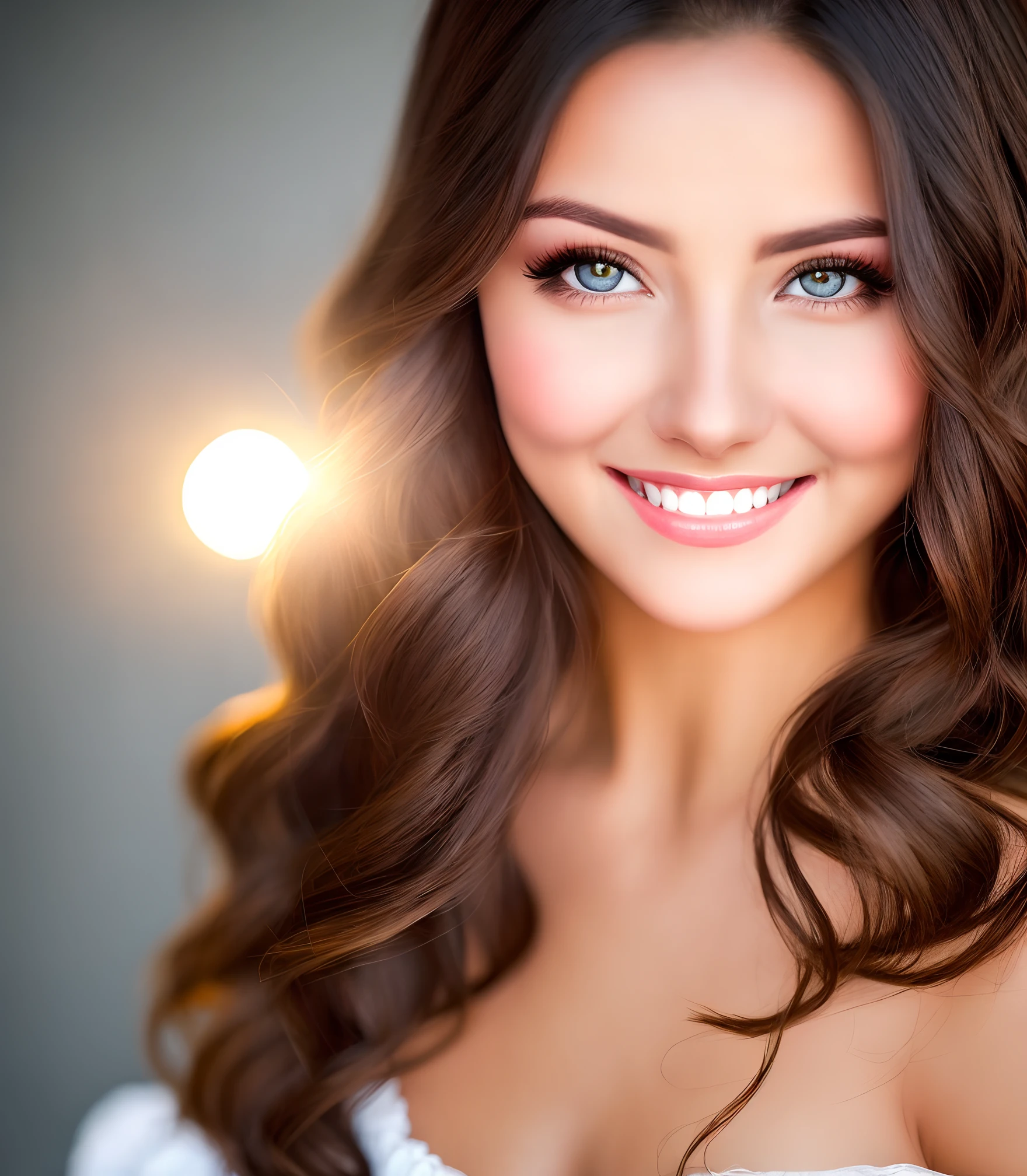 qualidade superior、Obra-prima 8K、超A high resolution、(Fotorrealista:1.3)、Foto RAW、1 menina、cabelos brancos prateados、Pele brilhante、maid clothes、((Detalhes super realistas))、portlate、globaliluminação、Sombra、octan render、em 8K、ultrasharp、beautiful breasts、Detalhes altamente intrincados、luz realista、CGSoation Trends、Olhos bonitos、Olhos Radiante、Facing the camera、Sorriso rancoroso