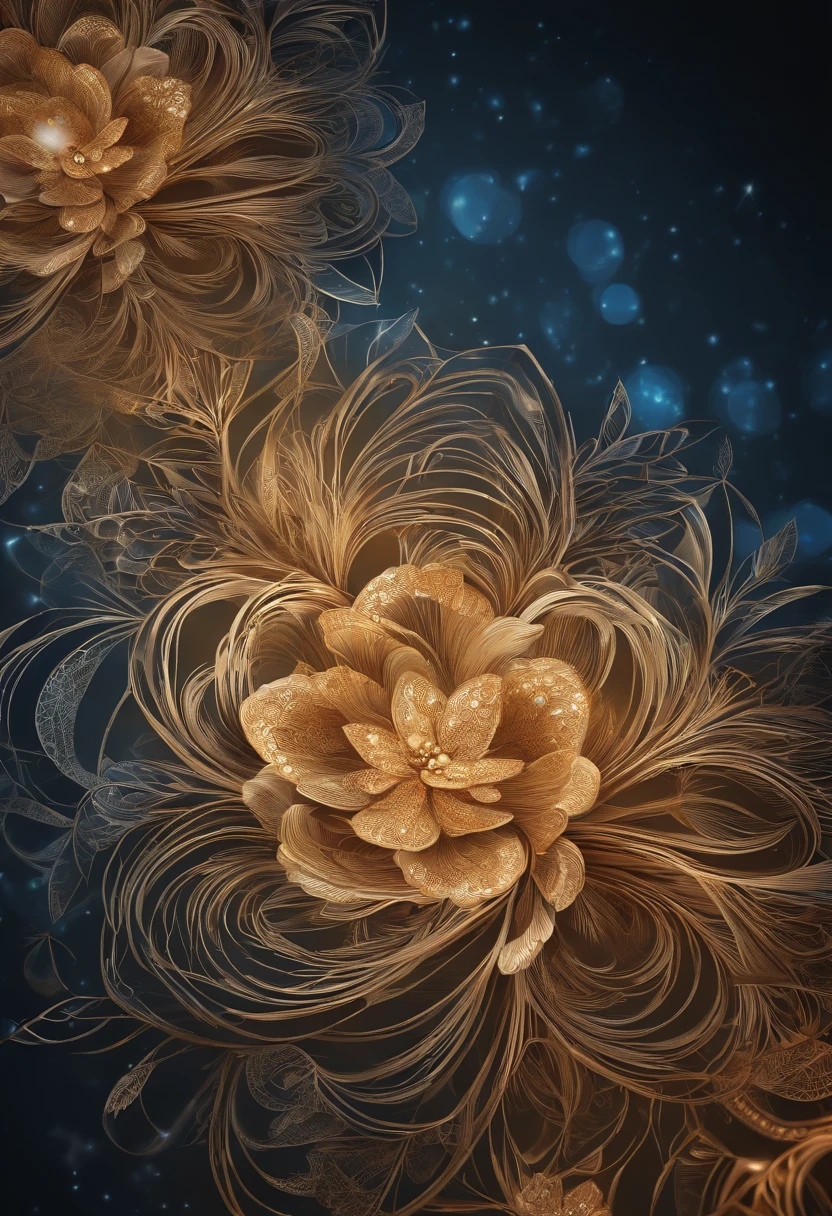 Arte Oficial, Papel de parede 8k unificado, ultra detalhado, Beleza Bonita, Beautiful, master part, best quality, (Zentangle, mandala, Tangled, emaranhar), (flower ecstasy: 1.2) Dynamic angle, cowboy shot, the most beautiful chaotic forms, elegence, Design Fauvista, cores brilhantes, Romantismo, atmosfera, Corvo de Ouro, deus sol, pena, fire,