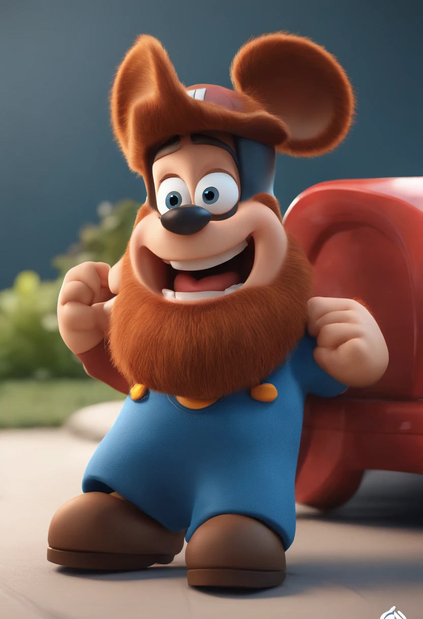 Personagem de desenho animado de um homem usando uma camisa azul, um personagem animado, Caractere estilizado, animation style rendering, 3D estilizado, Arnold Maya render, 3 d render stylized, toon render keyshot, Personagem 3D, Personagem 3D, 3d rendering stylized, 3 d character render, personagem de desenho animado, Personagem de close up, Pose de personagem, (Estilo Pixar) (master part:1.2) (Bokeh) (best quality) (pele detalhada) (textura detalhada) (8k) (argila) (Cinematic lighting) (foco nítido,Senta e vaza a parte superior do corpo