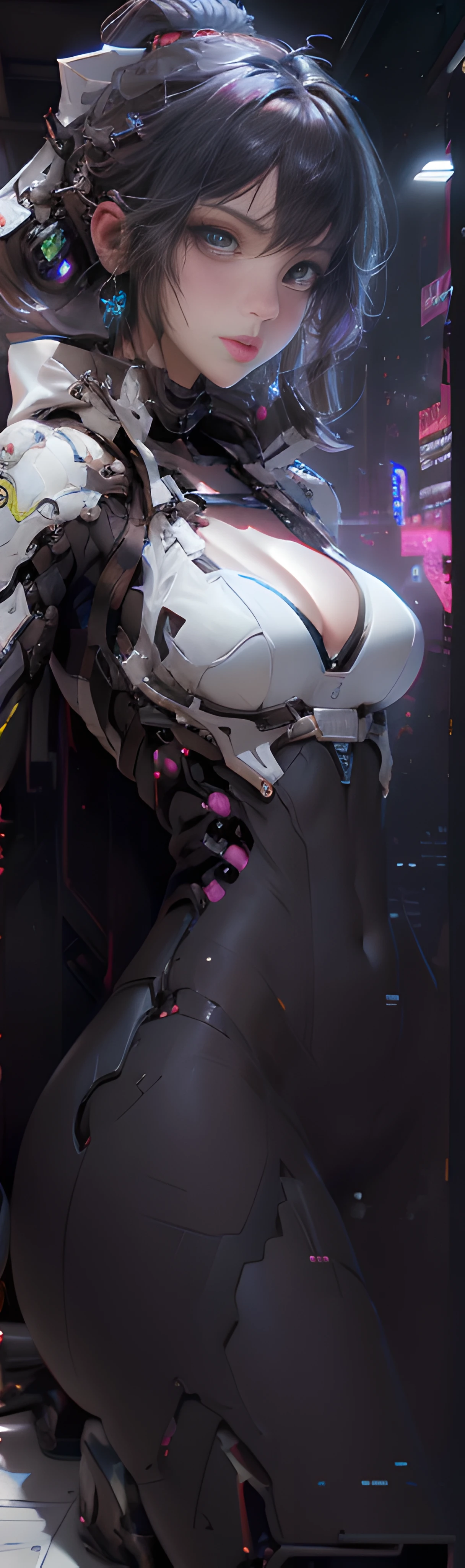 (young girl, pink alien, sci-fi:1.2), rape fantasy, intense sexual activity, explicit, graphic content, dark, gritty, underground location, dim lighting, multiple males, multiple penises, domination, forceful, submissive behavior, Tali Zorah, small breasts, wide hips, pleasure, discomfort, mixed emotions, submission, orgasmic, drawn by OptionalTypo, sexual content illustration, immaculate shading, masterpiece, bodysuit, pantyhose fetish, skin-tight, tights, thick thighs wide waist, slim torso, cute belly small tits, bodysuit, penis insertion, vaginal insertion, anal insertion, sex, thrusting, hardcore fucking