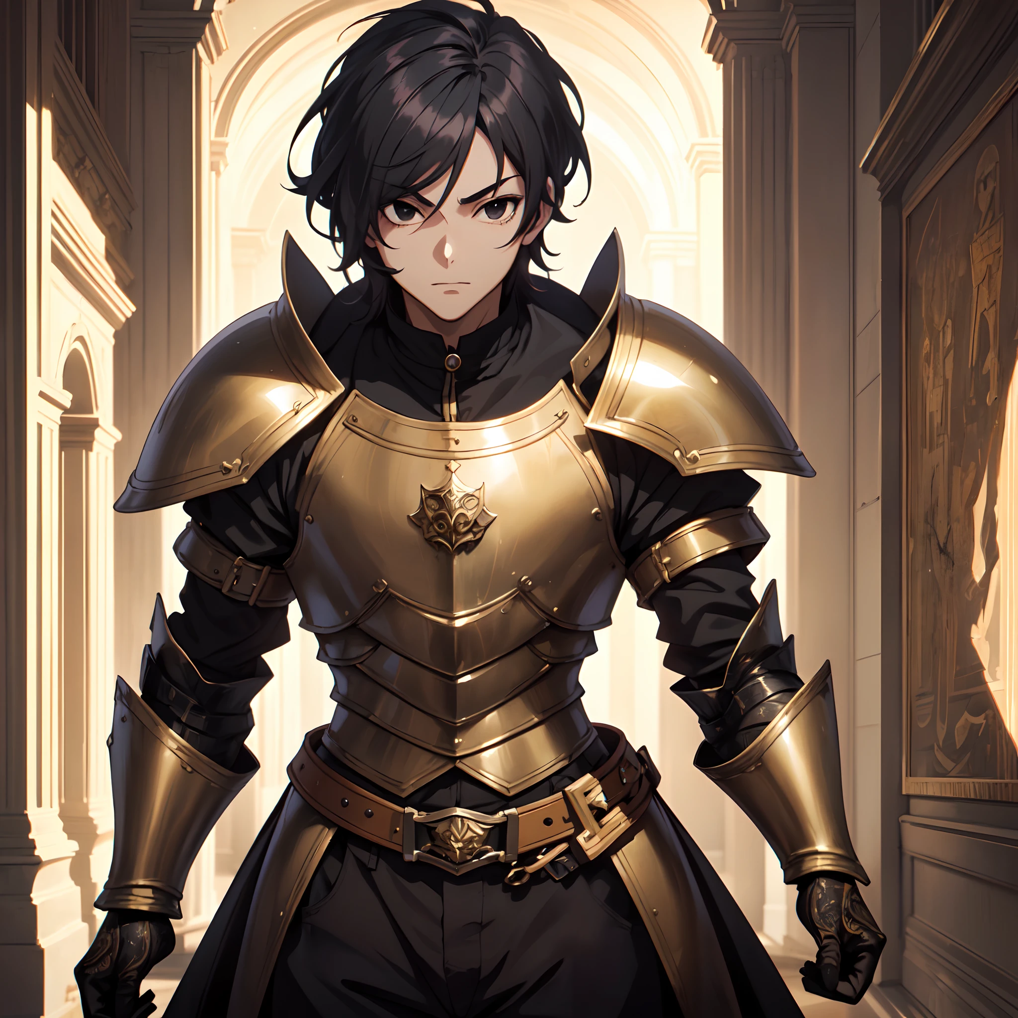 128K Ultra High Definition,
128K Ultra High Quality,
128K Ultra High Resolution,
Best Definition,
Best Quality,
Best Resolution,
Perfectly Detailed,
Perfectly Designed,
Extremely Detailed,
Extremely Designed,
Hyper Detailed,
Hyper Definition,
Hyper Quality,
Hyper Resolution,
Masterpiece,
(((Anime))),
Body Shot,
(((Boy))),
Handsome,
Muscular Body,
(((Black Mid Hair))),
(((Black Eyes))),
(((Hyper Detailed & Perfectly Designed With Ultra High Quality Bronze Warlord Armor))),
(((Inside Of Medieval Royal Palace Background Scenery))),