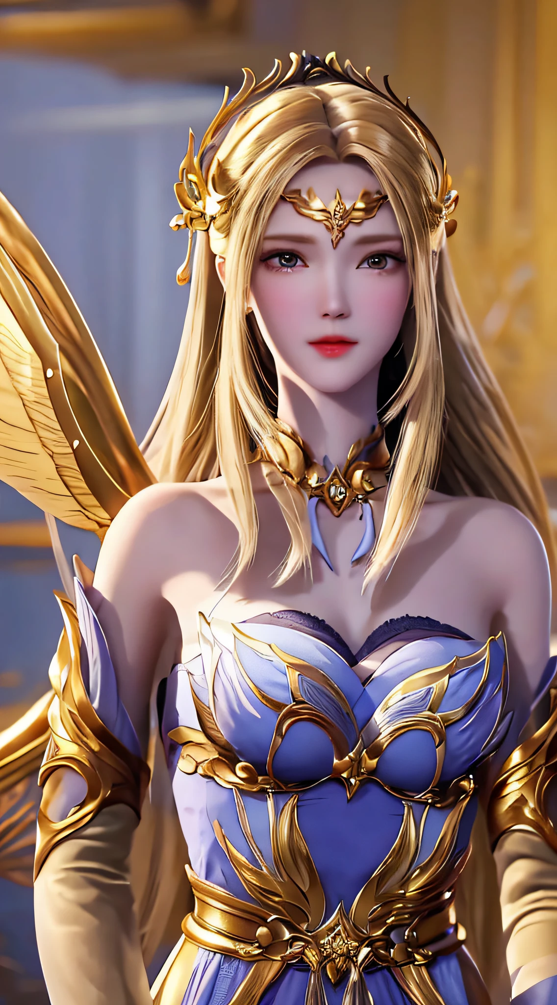 (masterpiece, best quality, extremely detailed 8k, ultra hd, ultra-detailed, highly detailed, highly realistic, ultra-realistic, photo realistic), (1girl:1.5), (detailed realistic skin), (realistic big breasts), (pink lipstick), (realistic blue eyes), slender abs,