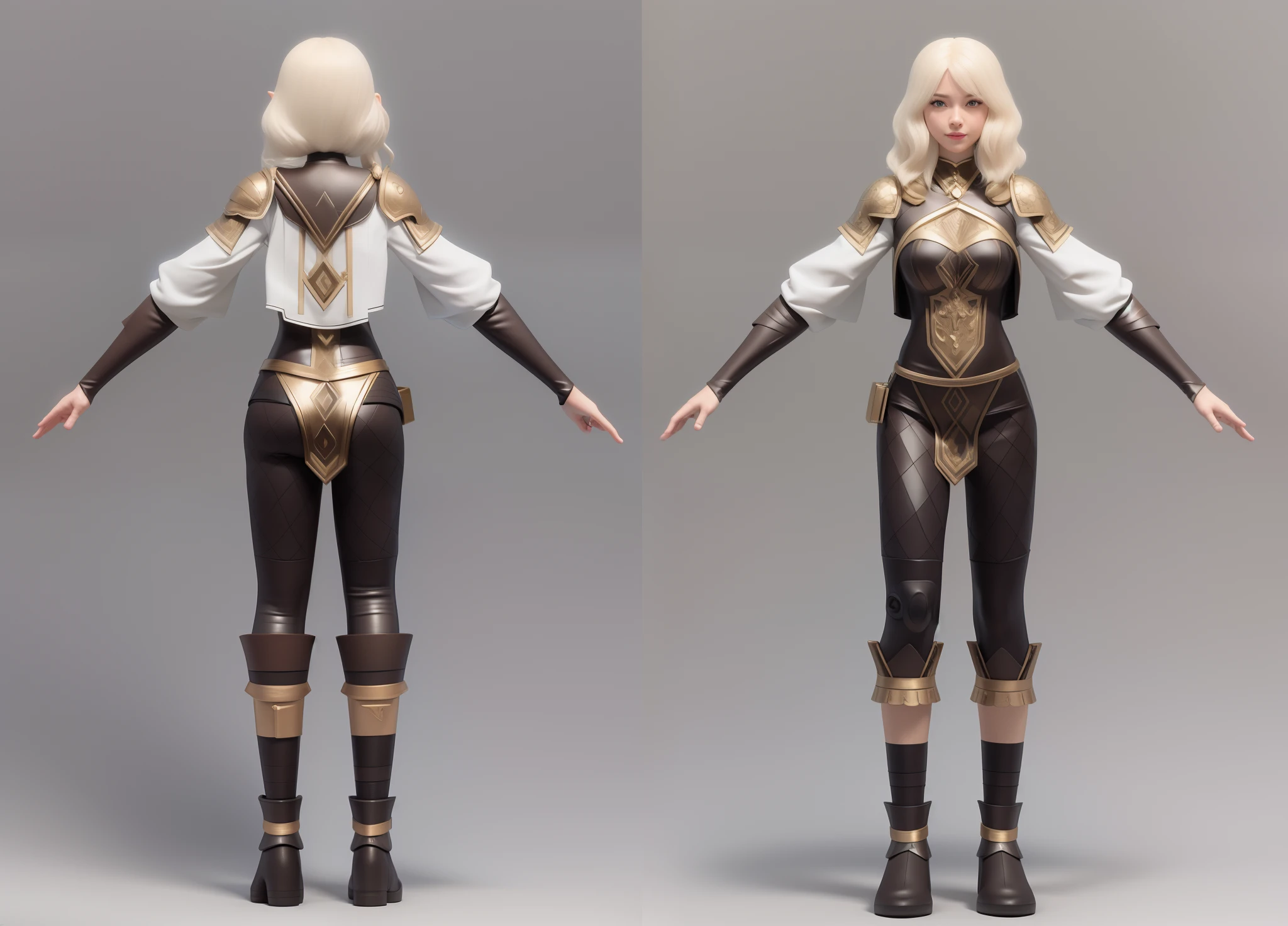 (Masterpiece, best quality: 1.2), (Super detailed), (Illustration), detailed face, a close up of a person in a adventure costume, detailed full body concept, full body concept, detailed full body concept art, full body details, full body character concept, new costume concept design, full body concept art, elf style character, full body character concept art, detailed character design, character sheet, character model sheet turnaround , fullbody shot turnaround, reference model sheet, full character body, 3 d character reference sheet, anime vtuber full body model, high quality model sheet, full body details, character design sheet, detailed full body concept, detail face, front and back