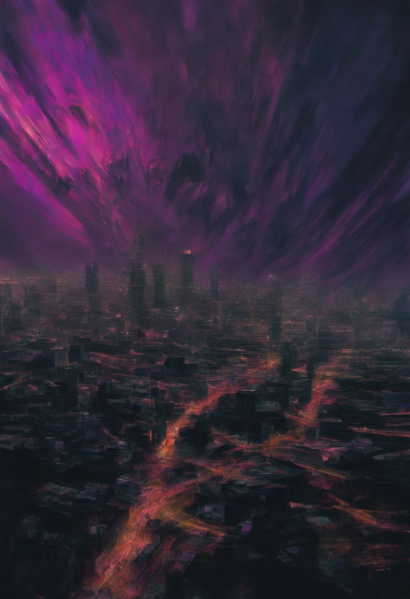 Painting of a city in a colorful dress holding a frisbee, glitched fantasy painting, databending, noisy and glitched, super glitched, video glitch, Hitch, Fault art, digital glitches glitchart, blurry and glitchy, Hitch, beautiful glitch art dream, psychedelic glitch art, vivd colour.digital 2d