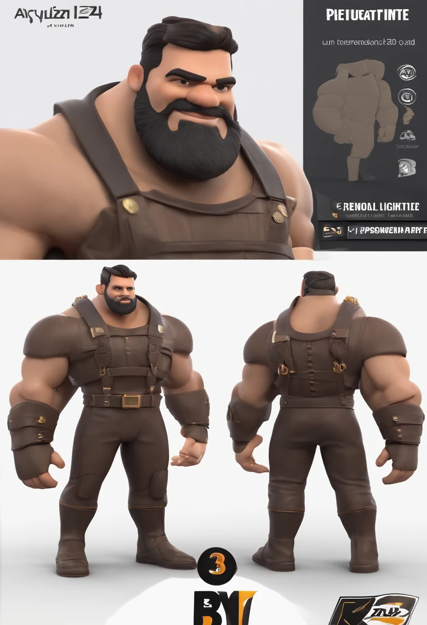 personagem dos desenhos animados de um homem jovem de 24 anos com barba curta, camiseta preta, em um escritorio, animation character, Caractere estilizado, animation style rendering, 3D estilizado, Arnold Maya render, 3 d render stylized, toon render keyshot, Personagem 3D, Personagem 3D, 3d rendering stylized, 3 d character render, personagem de desenho animado, Personagem de close up, Pose de personagem, (Estilo Pixar) (master part:1.2) (Bokeh) (best quality) (pele detalhada) (textura detalhada) (8k) (argila) (Cinematic lighting) (foco nítido