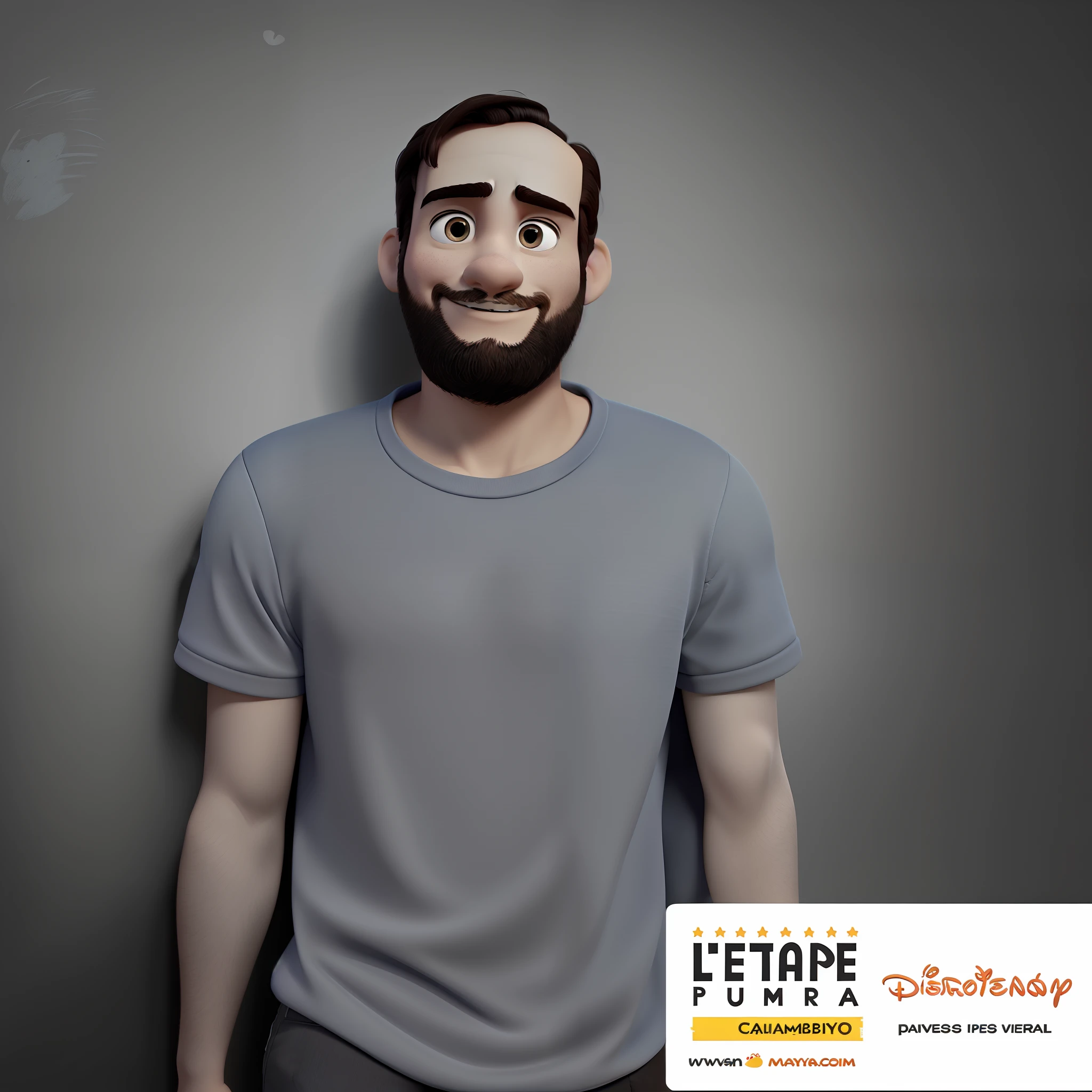 Um homem, um , uma mulher e um cachorro no estilo Disney pixar, alta qualidade, melhor qualidade