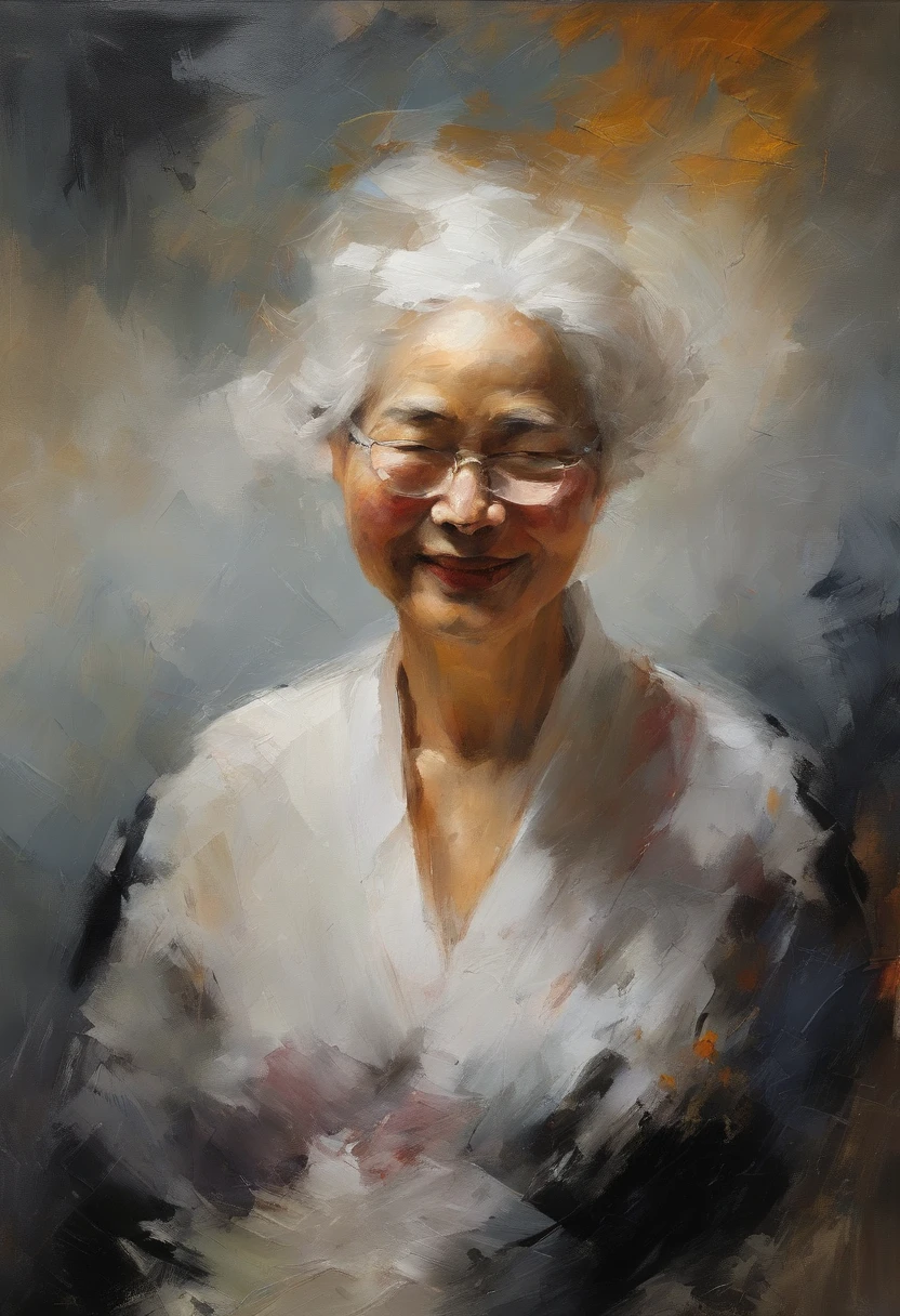 Gojo satoru, wear a blindfold, white hair, smile, black cloth