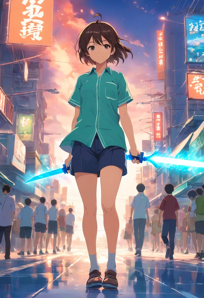 (best quality,highres,realistic:1.2),Megaman,robot,action hero,energy sword,blaster,blue armor,digitized,sci-fi,adventure,the future,explosions,high-tech,neon lights,thrilling battles,laser beams,advanced weaponry,virtual reality,holographic display,mysterious villains,masculine authority,towering skyscrapers,fast-paced,metallic sound effects,dynamic poses,incredible agility,amazing acrobatics,highly detailed environments,epic battles,larger-than-life superpowers,mind-bending plot twists,unforgettable characters,exciting quests,honor and justice