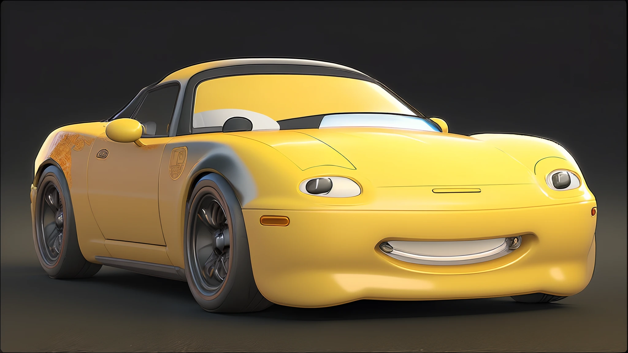 cars are painted in different colors and designs on a black surface, cars pixar movie style, pixar cars movie style, by Pixar, ideal pixar character, pixar character, render in pixar, pixar render, pixar renderman render, pixar”, pixar 3d render, depicted as a pixar character, pixar cartoon style, 3d model pixar render, pixar character design