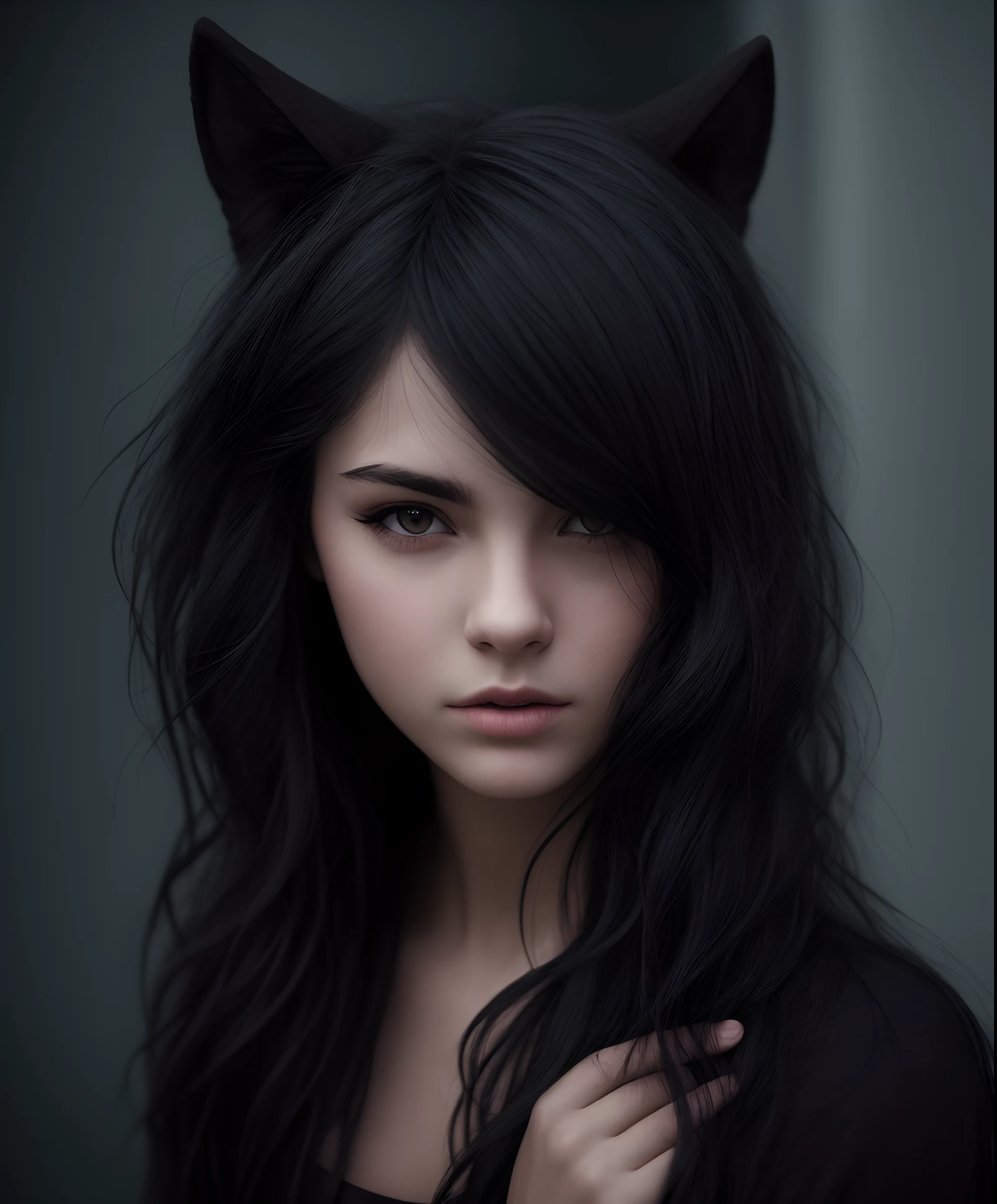 Girls with gender dysphoria
Hair is Wolf
The face looks like a boy