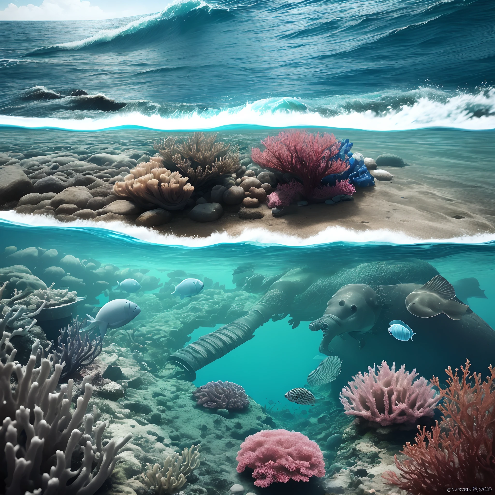 Marine life Marine pollution