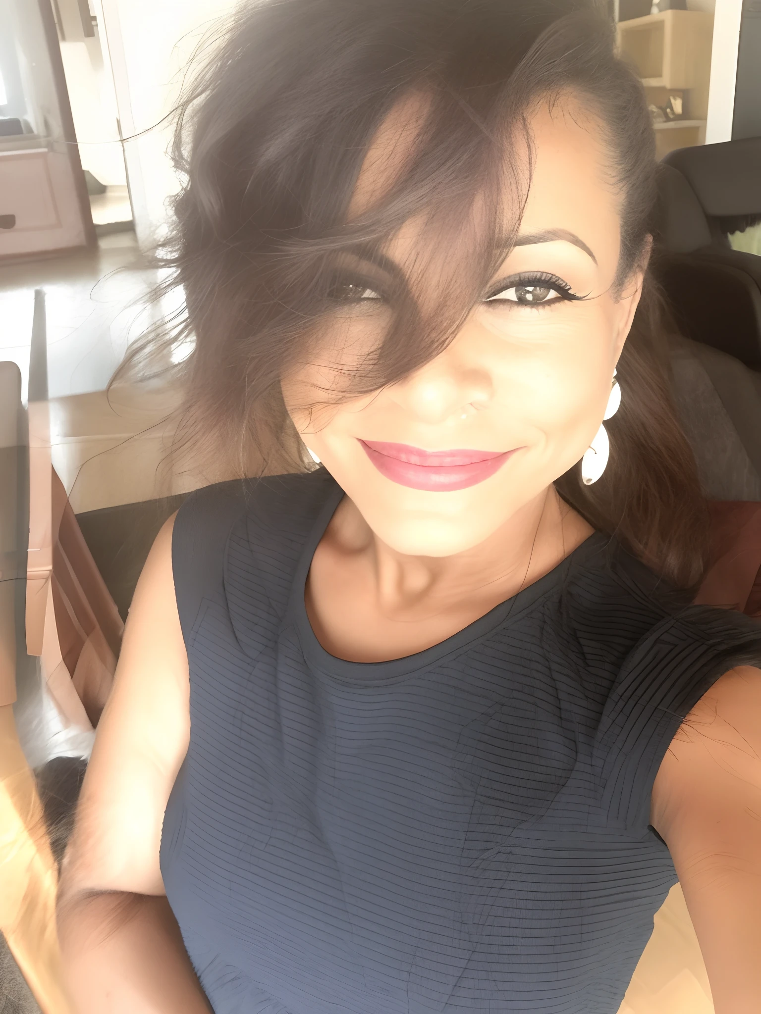 mulher arafed com cabelo comprido sentado em um carro, 3 0 anos de idade mulher, Mulher de 30 anos, Lorena Avarez, Alanis Guillen, Mulheres de 40 anos, Christina Kritikou, Karla Ortiz, 3 2 - ano - idade, taken in the early 2020s, cerca de 3 5 anos, 38 anos