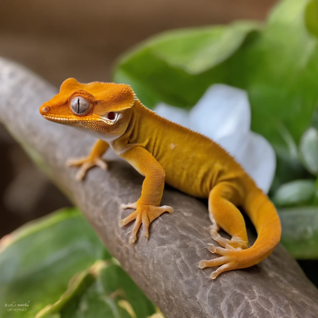 Lily White Crested Gecko