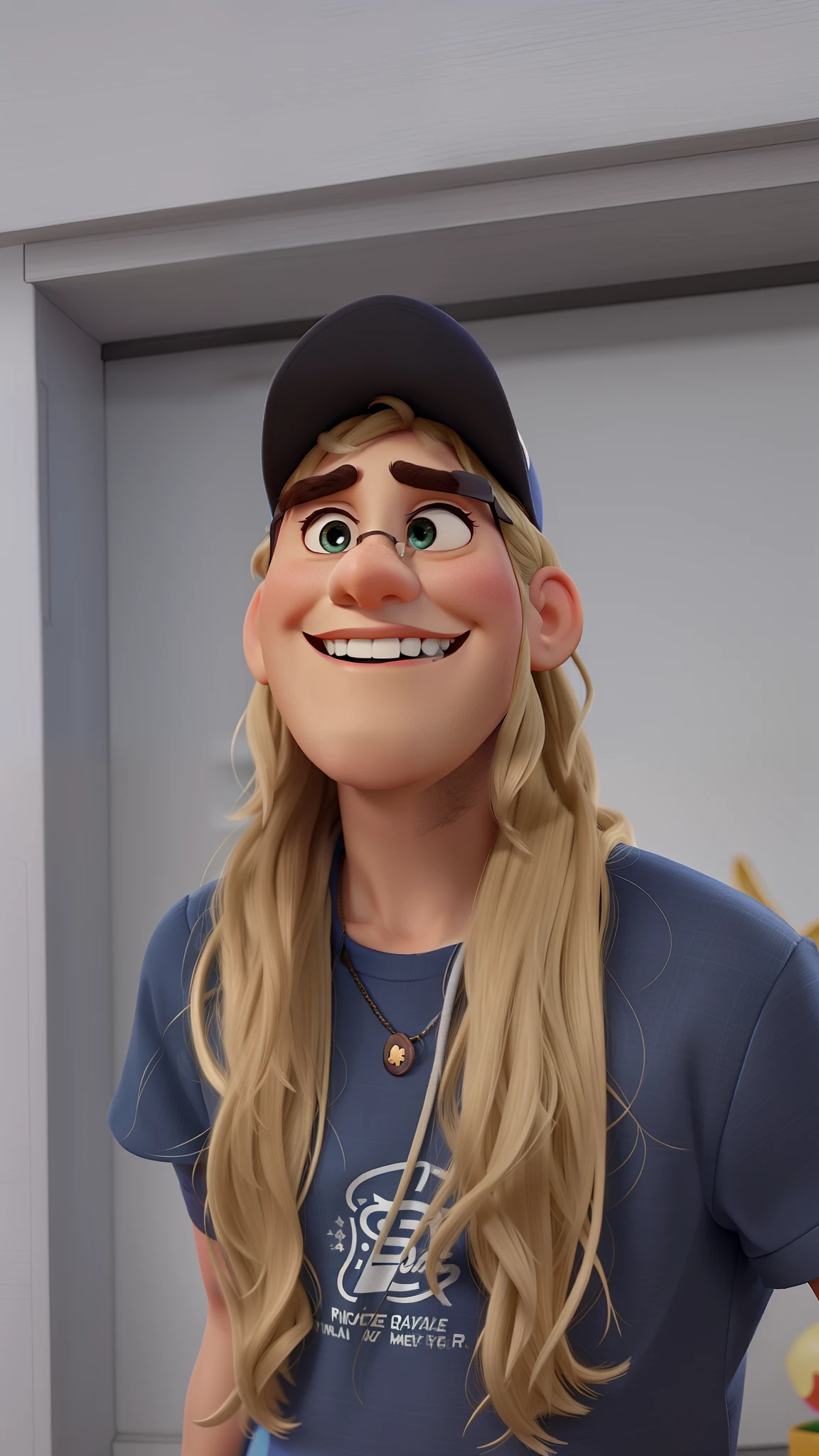 Um rapaz estilo pixar em alta qualidade