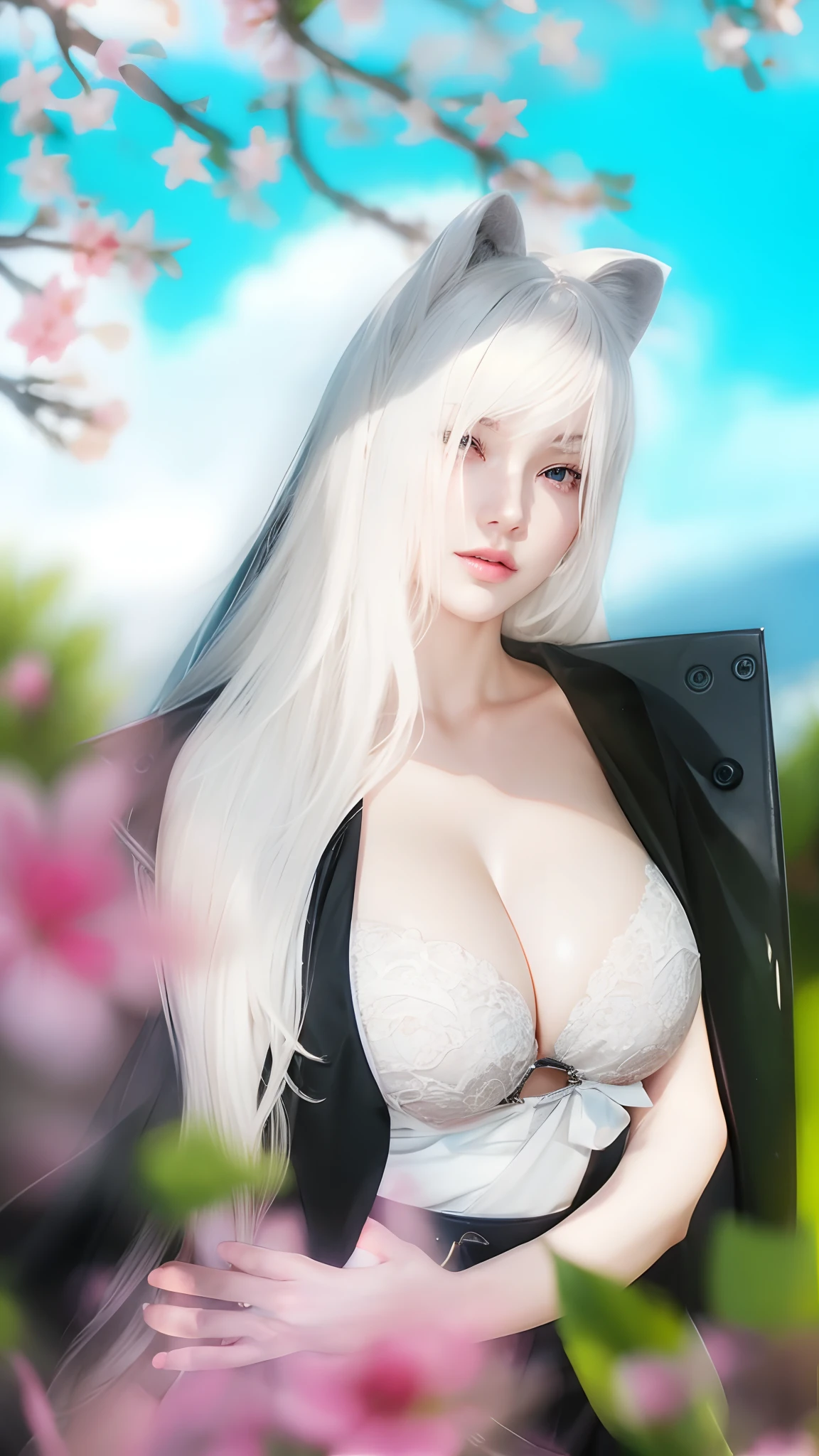 Highly detailed facial and skin texture、A detailed eye, big boobs, big breast, best quality, highly detailed, masterpiece