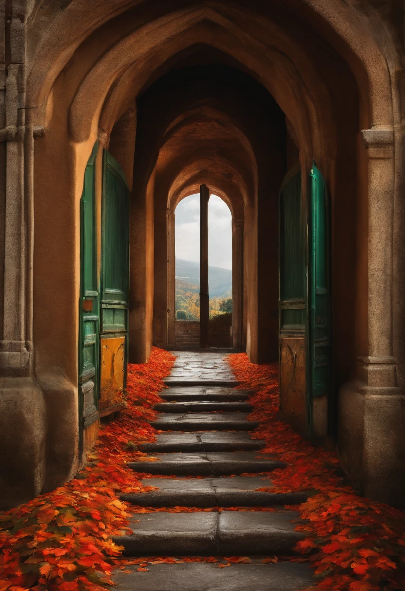 Porte-jarrelle automnale