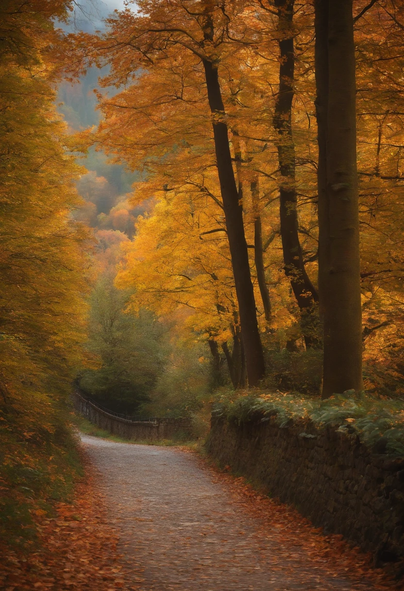 Porte-jarrelle automnale