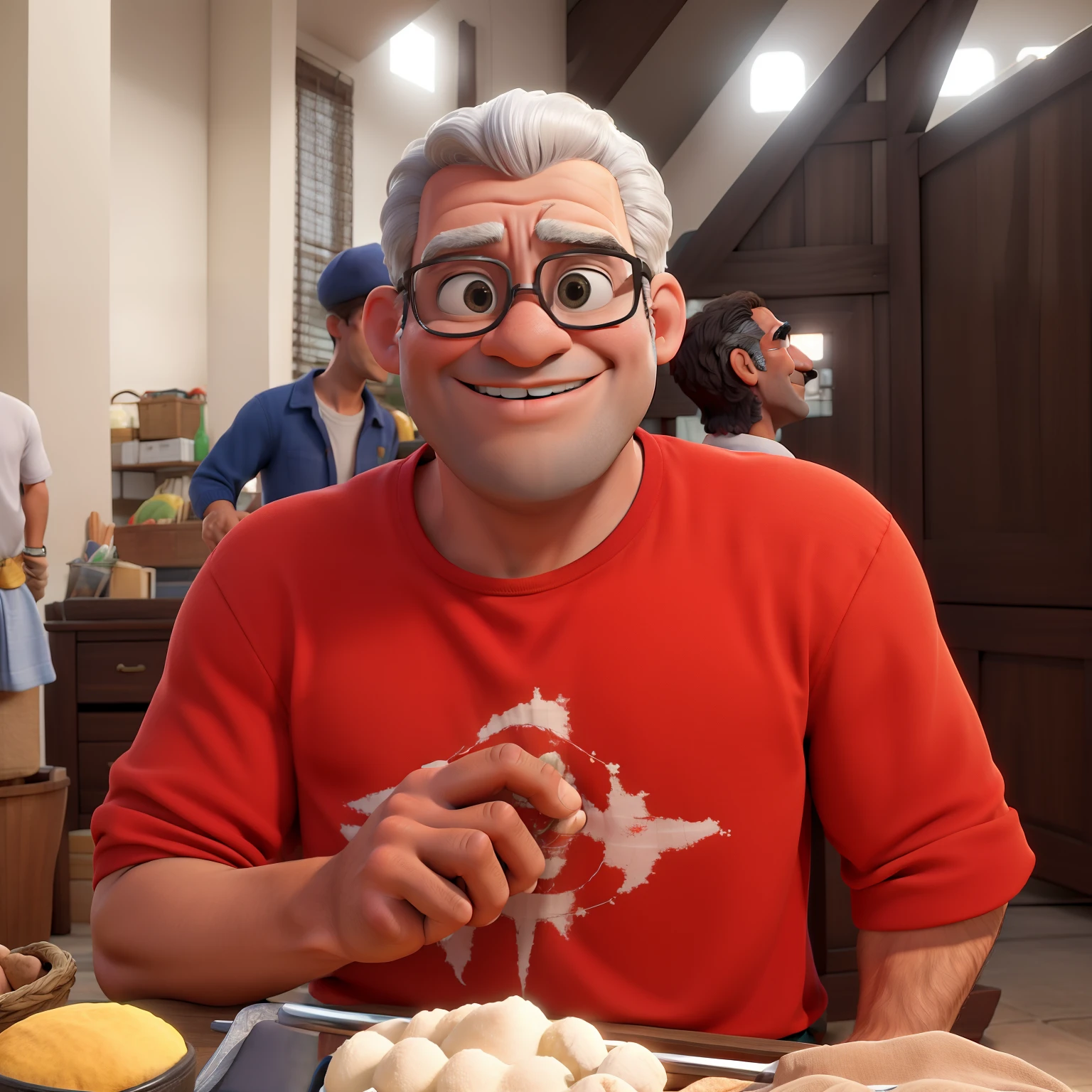 obra-prima, de melhor qualidade, um homem de meia idade e rabugento, Holding an amburier