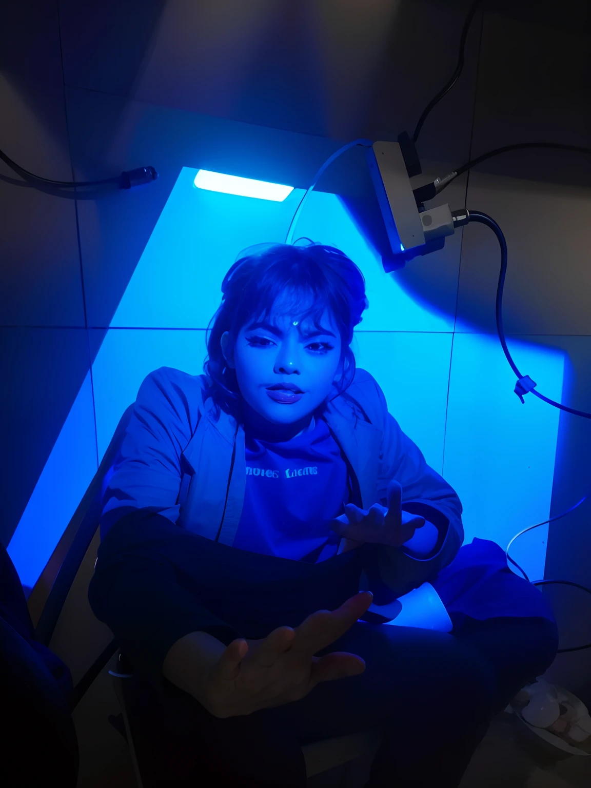 (8K, HDR, highres), ((((Photography, RAW photo, hyperrealism, masterpiece, best quality, ultra highres)))), (pin light, back light, backlighting, cinematic light), sharp focus:1. 4, (hyper detail, finely detailed), face close-up, close-up,
1girl, A face shaped like an egg, with large and beautiful cat-like eyes, a cute and button-like nose, small and pretty plump lips, thick eyebrows and long and beautiful eyelashes. The overall makeup is transparent, with a touch of pink on the cheeks and sparkling lip gloss. The hairstyle is long with wavy waves.