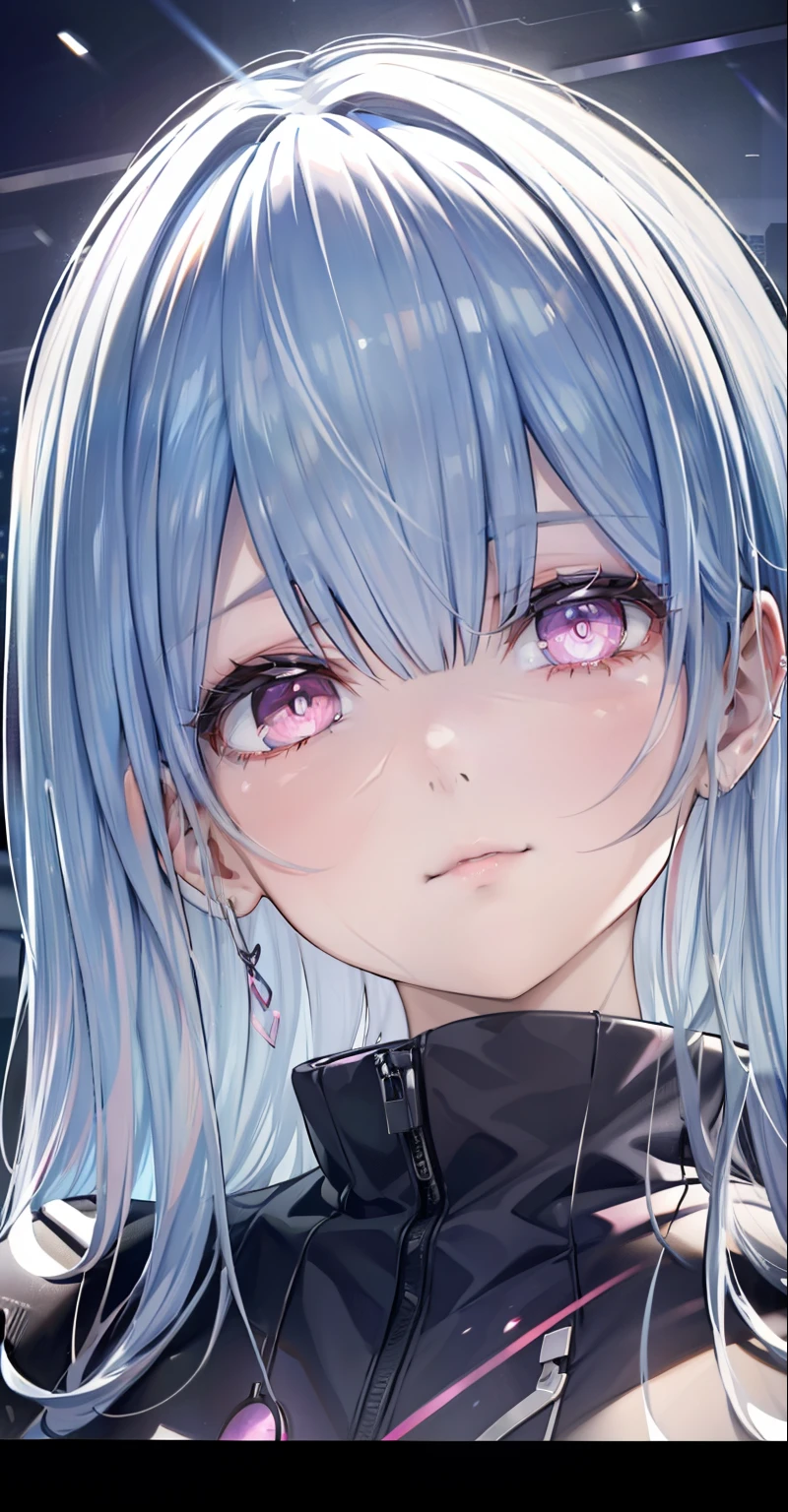 masterpiece, best quality, half body, portrait, night city, 1girl, Anime, 3D, Japan, Pixar, realistic, girl, smiling, pretty face, harajuku fashion style, raincoat, beautiful, colorful, lights neon, Cyberpunk, smooth skin, illustration, art station, stanley artgerm lau painting, side glance, foreshortening, 8K extremely detailed, smooth, high resolution, ultra quality, highly detailed eyes, highly detailed mouth, highly detailed face, eyes perfect, both eyes are the same, true light, shine, iridescent, global illumination, real hair movement, real light, real shadow, real face, hd, 2k, 4k, 8k, 16k, realistic light, realistic shadow, glowing eyes , fluorescent eyes, soft light, dream light