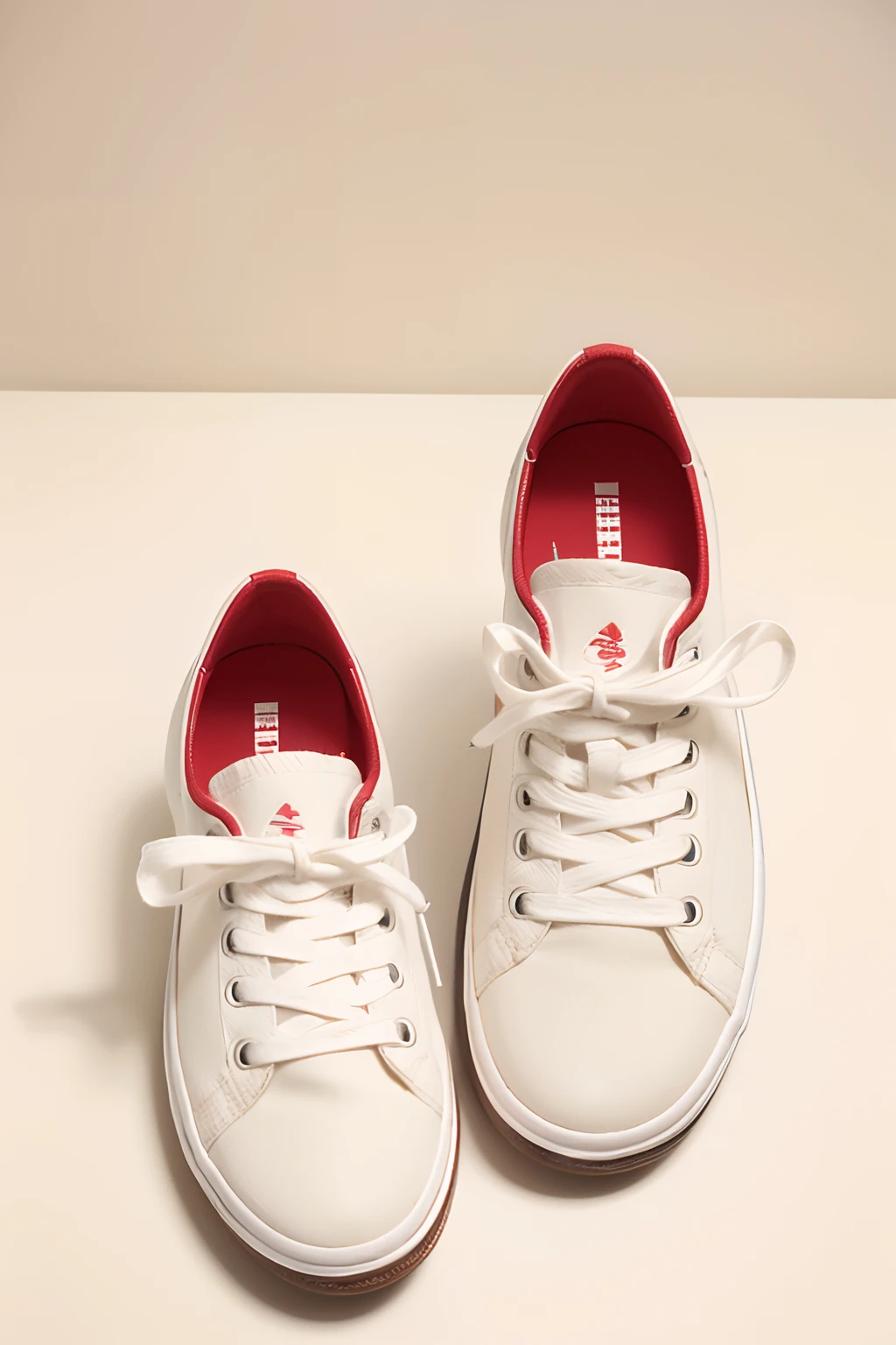 canvas shoe,White laces,The front shows the laces,white backgrounid,Positive top view,HD8K,the detail
