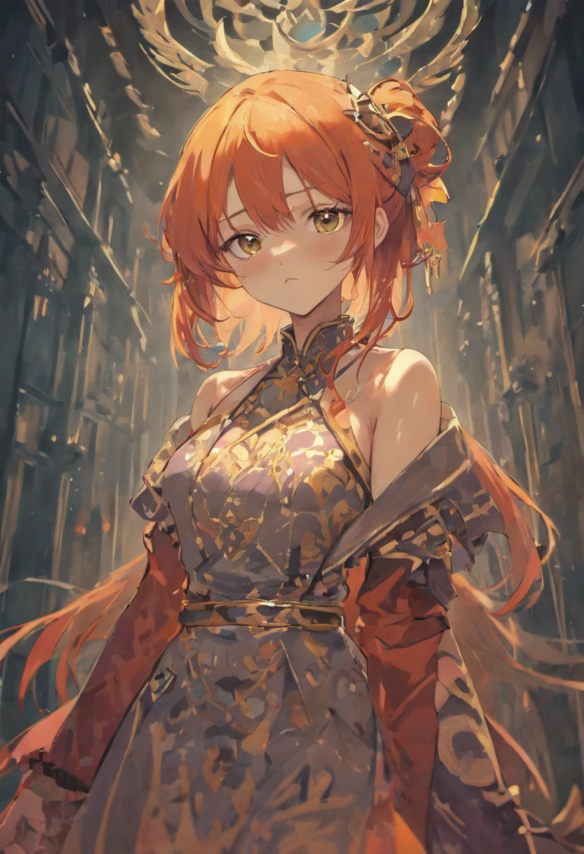 dressed up girl with a lot of scars
