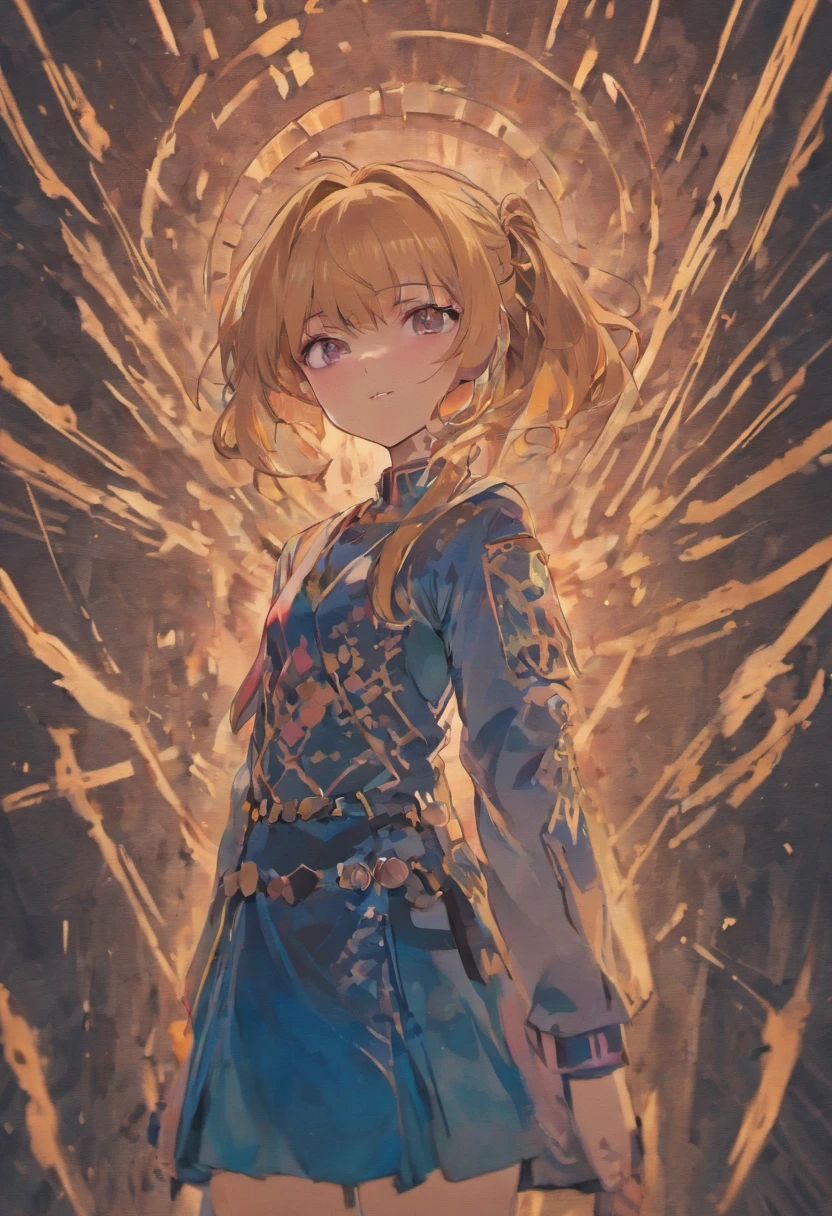dressed up girl with a lot of scars