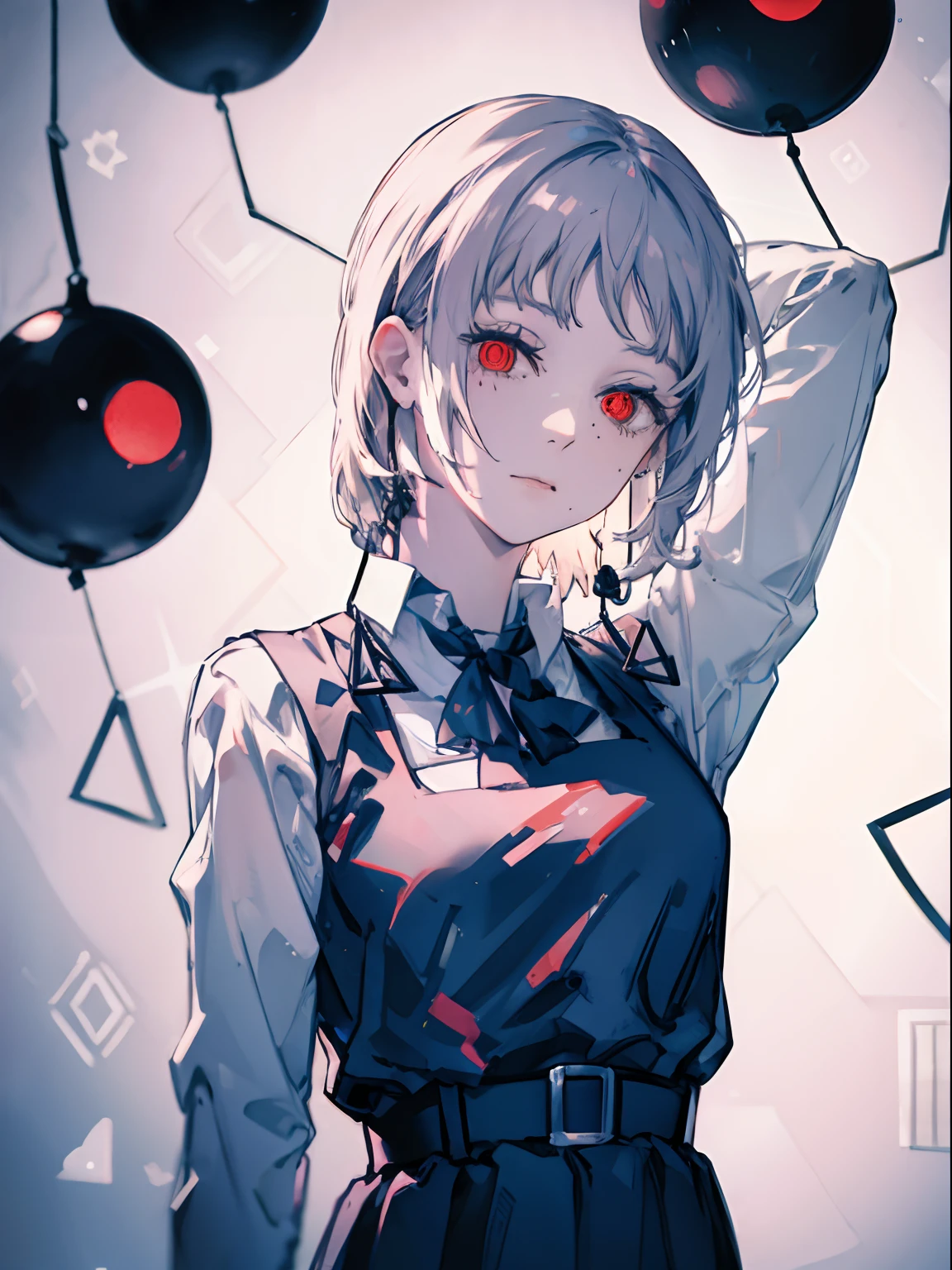 Harness , red eyes
