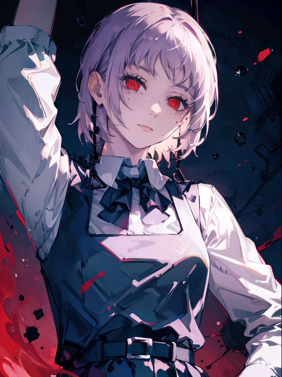 Harness , red eyes