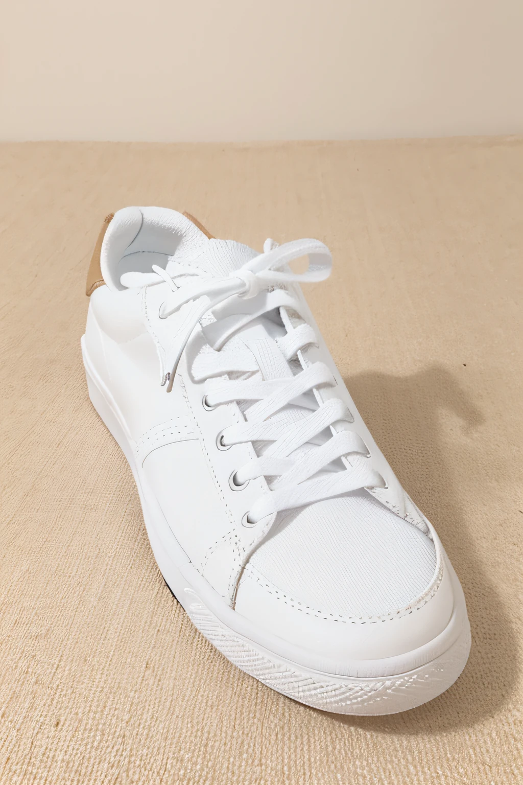 canvas shoe,White laces,Shoelace bayonet,white backgrounid,Positive top view,HD8K,the detail,Shoe details,The shoes do not have a logo
