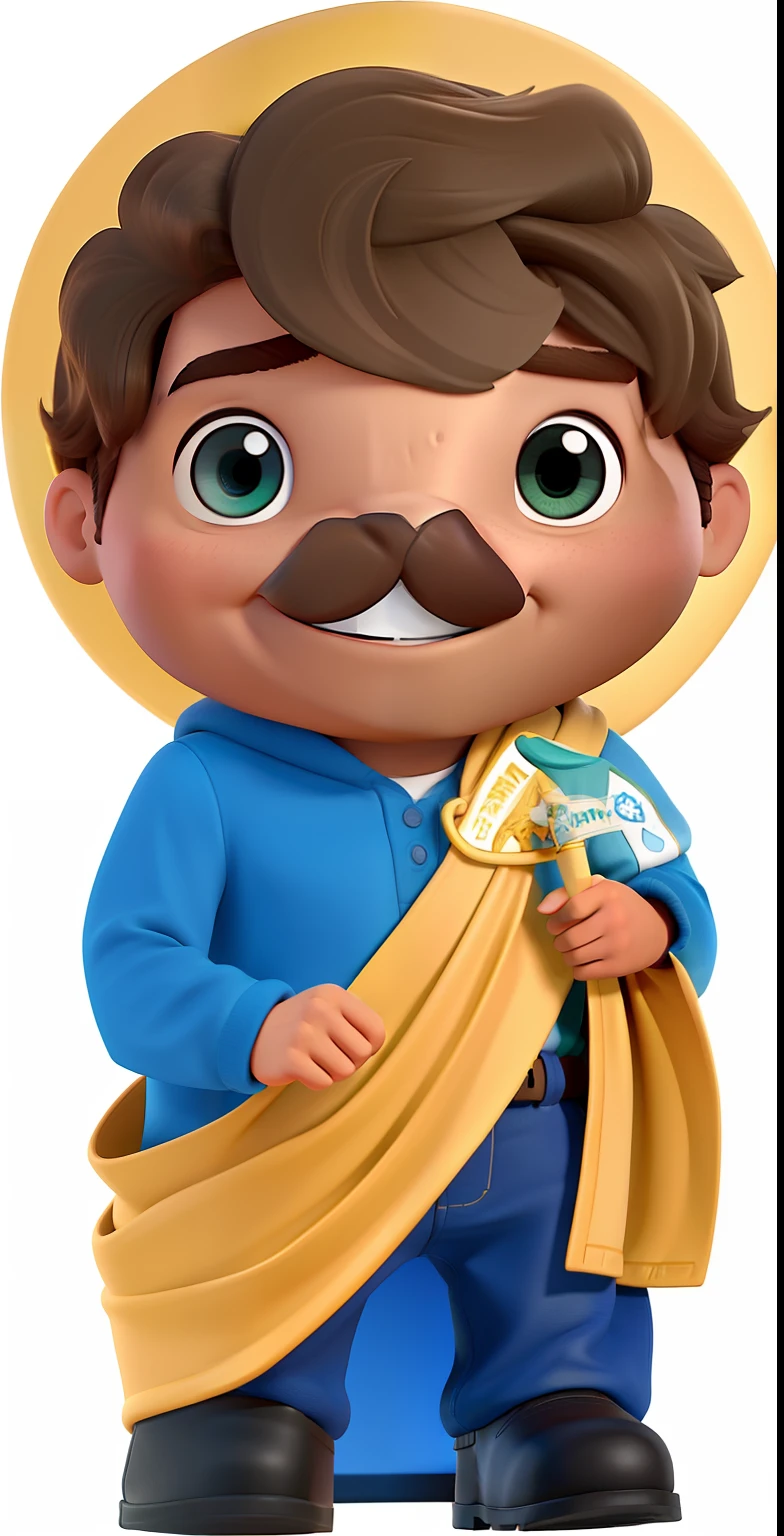 Um santo homem, estilo Disney pixar, alta qualidade, melhor qualidade