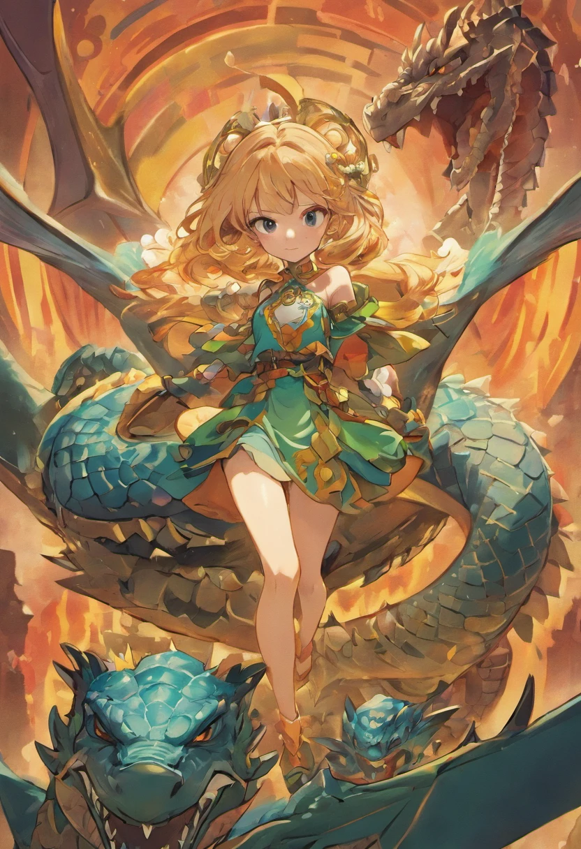 retrato da mulher, on top of a Dragon ::style cartoon, (((Front view))), Estilo Disney Pixar, Filme 3D, altamente detalhado, vivid colors (((corpo inteiro))) ::n_style realista, anime
