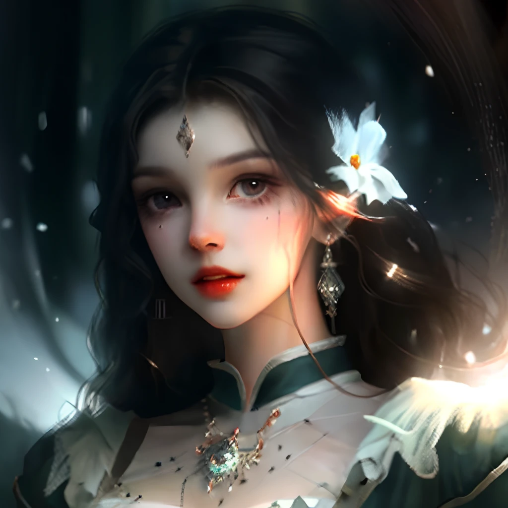 Beautuful Women A dark-haired