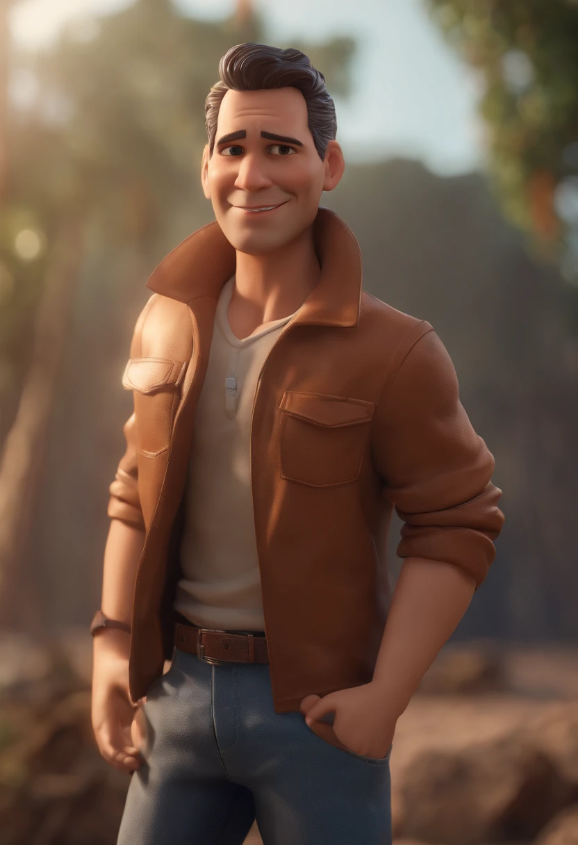 personagem dos desenhos animados de um homem com roupa de enfermeiro, syringe in hand and stethoscope in neck, 32 anos, hair messy , magro e alto, animation character, Caractere estilizado, animation style rendering, 3D estilizado, Arnold Maya render, 3 d render stylized, toon render keyshot, Personagem 3D, Personagem 3D, 3d rendering stylized, 3 d character render, personagem de desenho animado, Personagem de close up, Pose de personagem,  (Estilo Pixar) (master part:1.2) (Bokeh) (best quality) (pele detalhada) (textura detalhada) (8k) (argila) (Cinematic lighting) (foco nítido