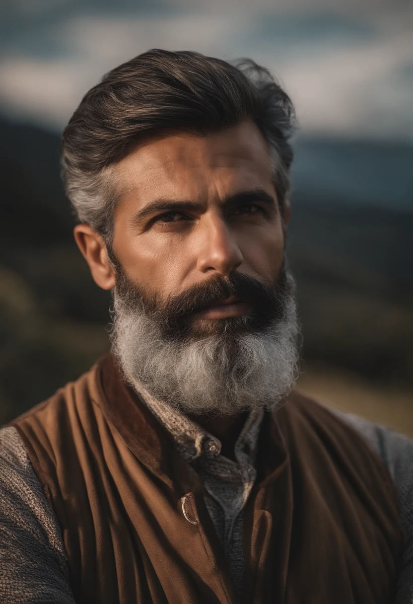 There is a man who is standing still , foto de perfil profissional, with a medium beard George Doutsiopoulos, Fotografia selfie 8k, retrato de alta qualidade, foto de perfil profissional, david rios ferreira, Retrato tirado 8 K, imagem frontal, Postagem no Reddit, staring directly at camera, imagem de qualidade muito baixa, Cristiano Orrillo, Alejandro cabelos pretos