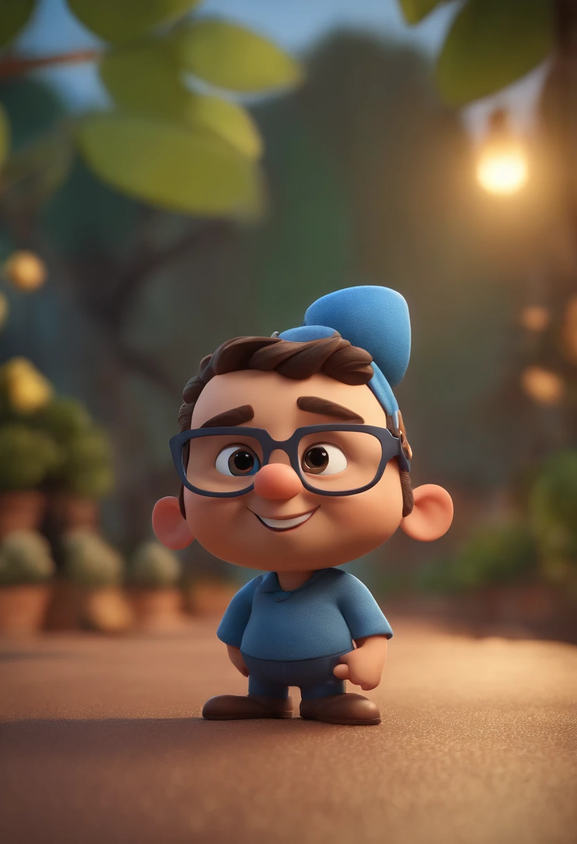 personagem dos desenhos animados de um homem E uma camisa azul, animation character, Caractere estilizado, animation style rendering, 3D estilizado, Arnold Maya render, 3 d render stylized, toon render keyshot, Personagem 3D, Personagem 3D, 3d rendering stylized, 3 d character render, personagem de desenho animado, Personagem de close up, Pose de personagem, (Estilo Pixar) (master part:1.2) (Bokeh) (melhor qualidade) (pele detalhada) (textura detalhada) (8k) (argila) (Cinematic lighting) (foco nítido