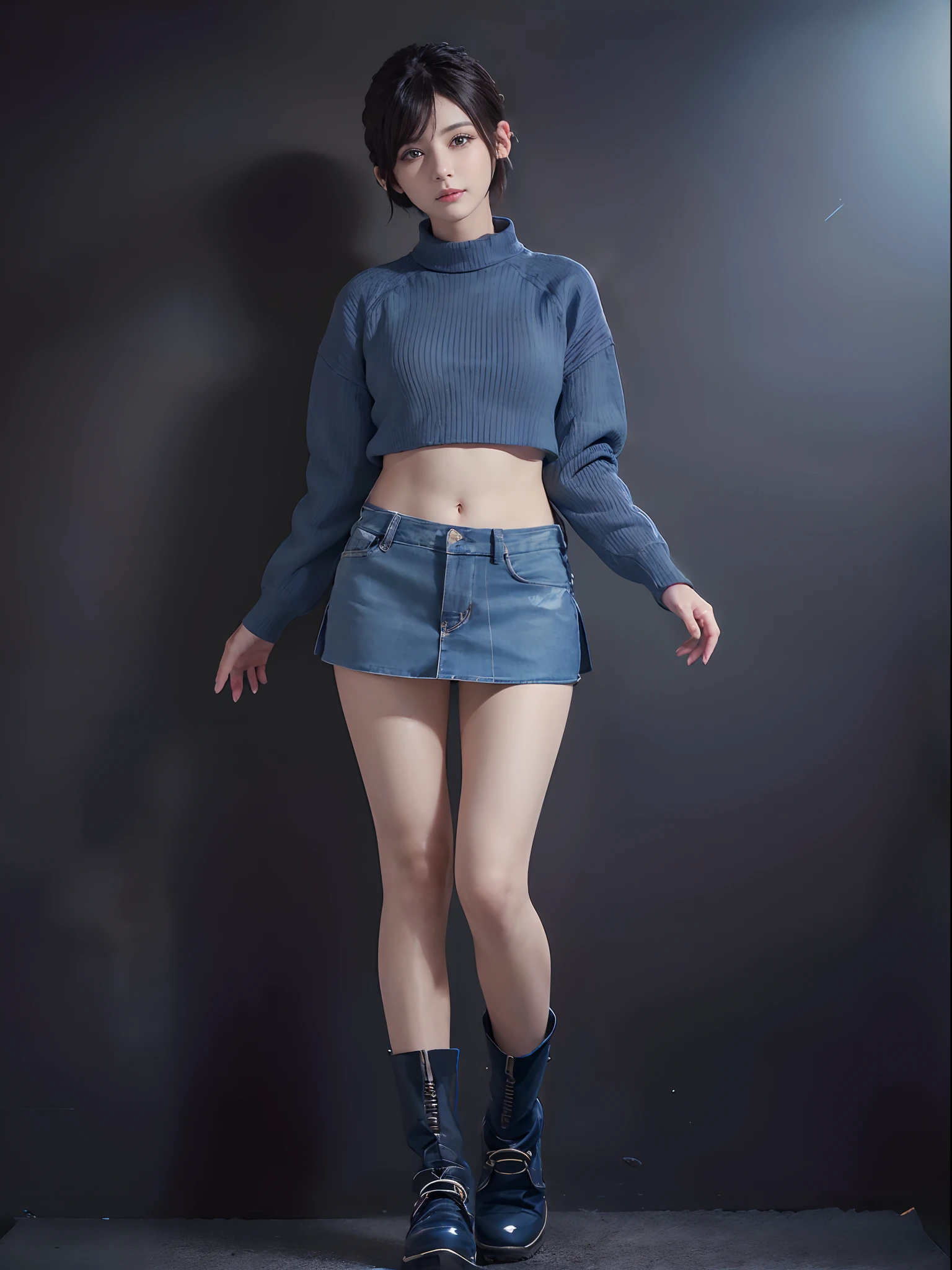 (masuter piece:1.3)、(8K、Photorealsitic、Raw photography、top-quality: 1.4)、(1girl in)、beautiful expression、(Lifelike face)、(A dark-haired、short-hair:1.3)、Beautiful hairstyle、realisticeyes、Beautiful details、(real looking skin)、Beautiful skins、