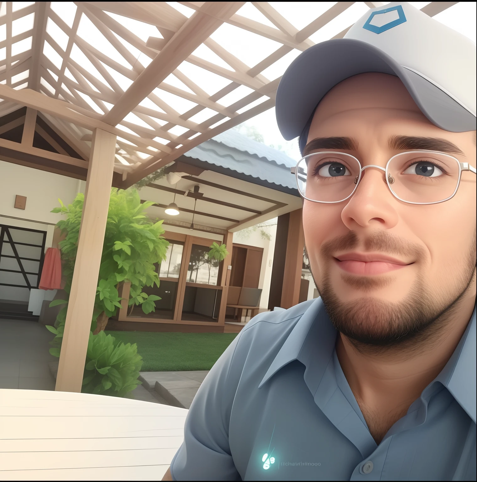 Um homem de 30 anos, com cabelos castanhos curtos,face de diamante, olhar rigoroso, e olhos castanhos, Wearing white white shirt with tie and glasses.