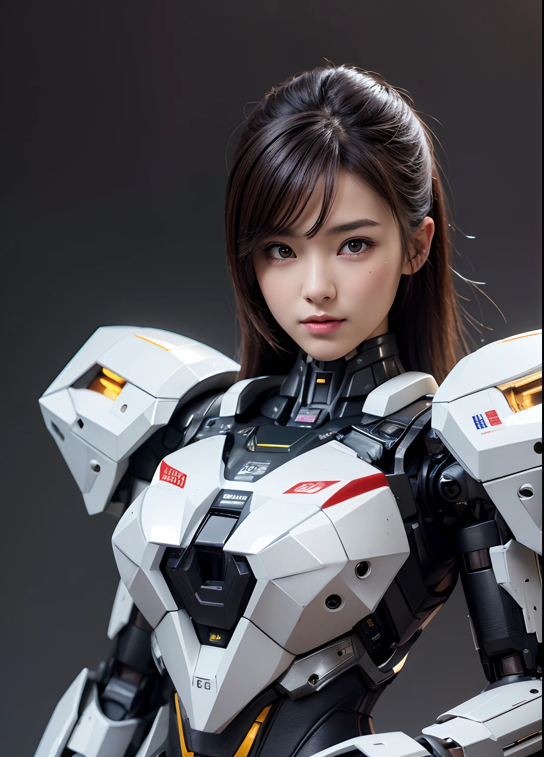 Textured skin, Super Detail, high details, High quality, Best Quality, hight resolution, 1080p, hard disk, Beautiful,(cyborgs),(Missiles from the chest),(Machine gun from both hands),beautiful cyborg woman,Mecha Cyborg Girl,Battle Mode,Girl with a Mecha Body,She wears a battle cyborg mech with a weapon,Fulll body Shot