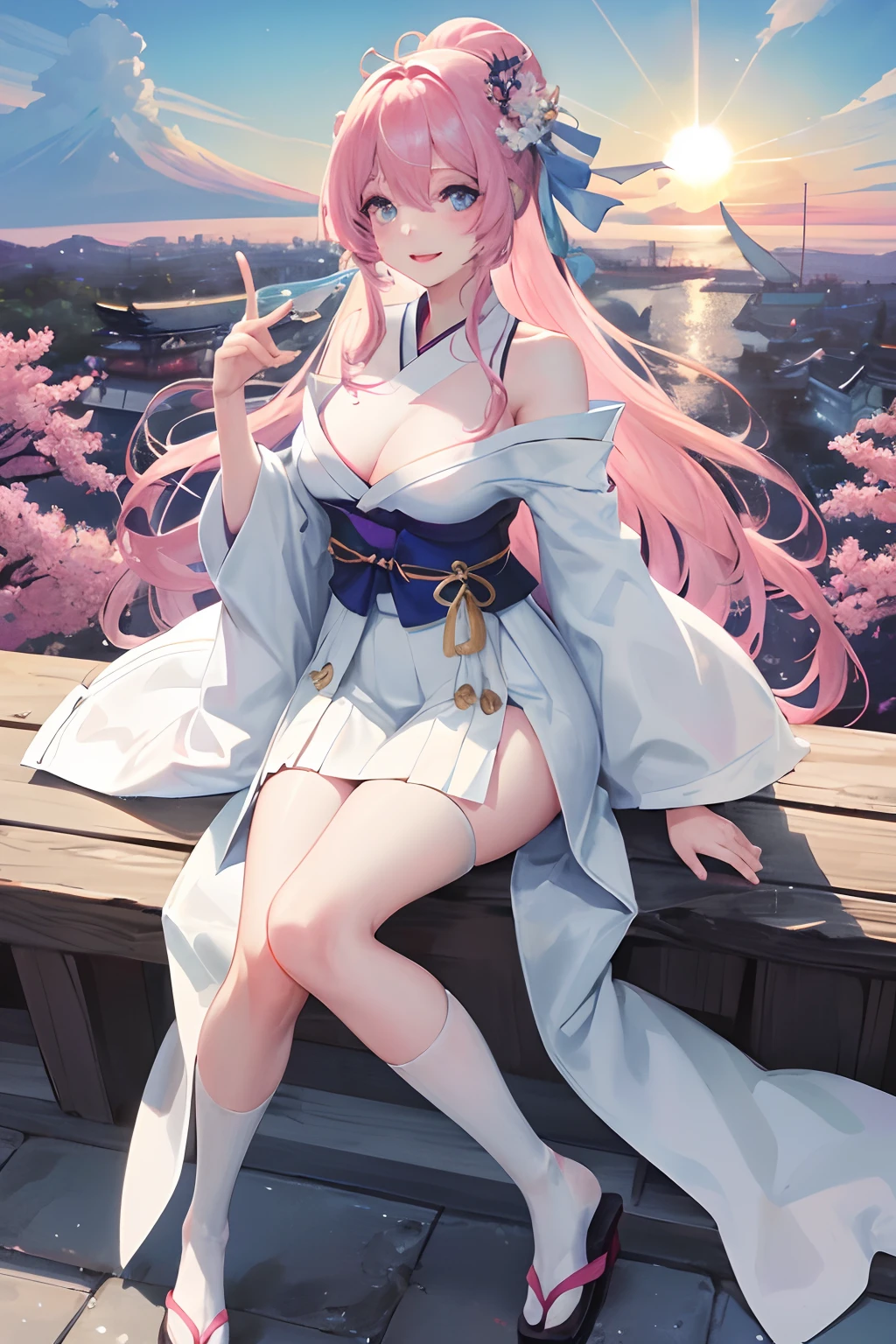 Yae Miko| genshin impact, master-piece, bestquality, 1girls,25 years old, proportional body, proportional., Wedding Dresses, White Wedding Dress, Long skirt, wedding, ,bara, Standing in the middle of a flower garden, outdoor, wedding, The sky is beautiful, In a paradise of love and happiness................................................, The bride wears a Japanese dress and a seductive smile................................................, The passage of time stops at theirs................................................, On this wedding day of love and happiness................................................, Bright and beautiful flowers, Holding it in her hands symbolizes the envelopment of love................................................, Love and friendship through the transmission of flowers, In a paradise of love and happiness................................................, A bride in a yukata wearing a masika................................................, It is a form of beauty and elegance................................................, Show your spouse your heart..............................................., In a paradise of love and happiness................................................, Kochikugisa is the tree of new beginnings................................................, And their love and affection............................................., And suck a lot of love................................................, Flowers represent love and peace................................................, In a paradise of love and happiness................................................, View viewers from the front., Thigh strap, Head tilt, bored, 10, 10, HD, slight smile,