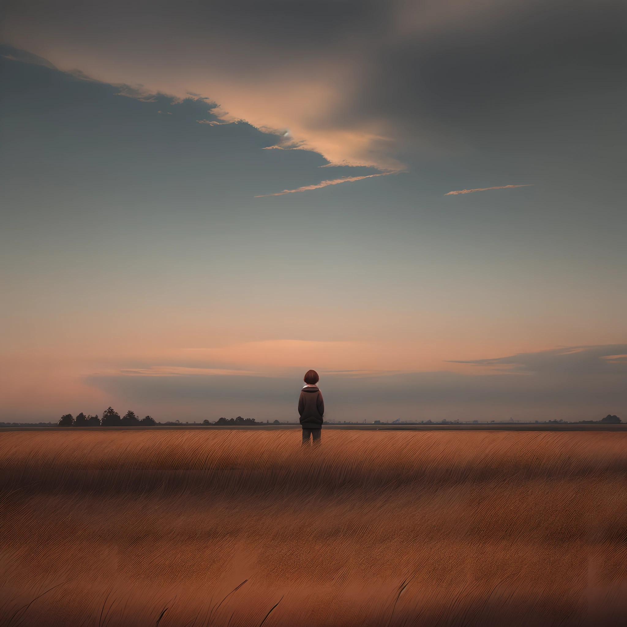 Brown sky