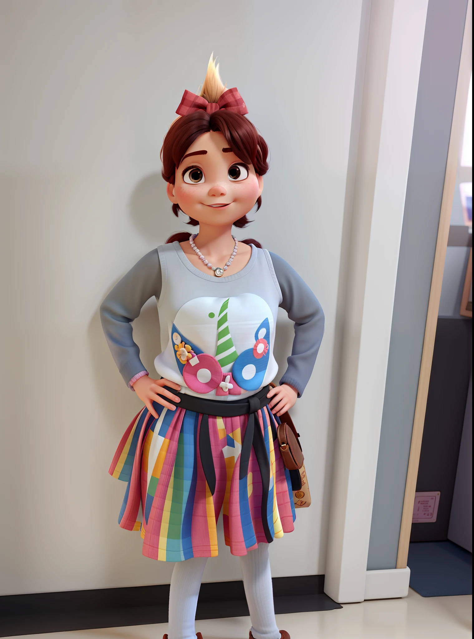 pai, Mother Baby Girl Small Hair, Disney pixar |