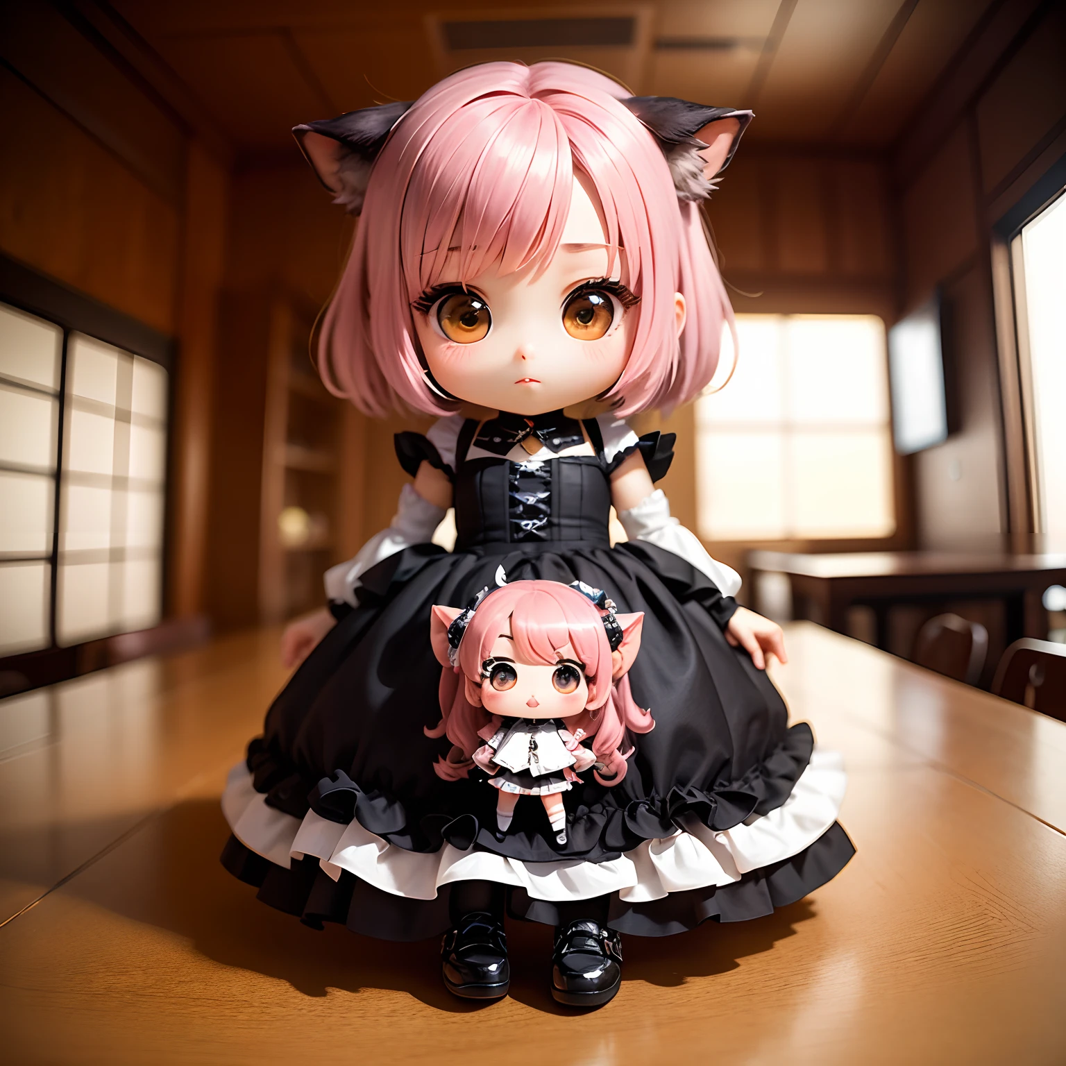 ​masterpiece、top-quality、ultra-detailliert、(Chibi Chara's Daughter:1.2)、Chimera