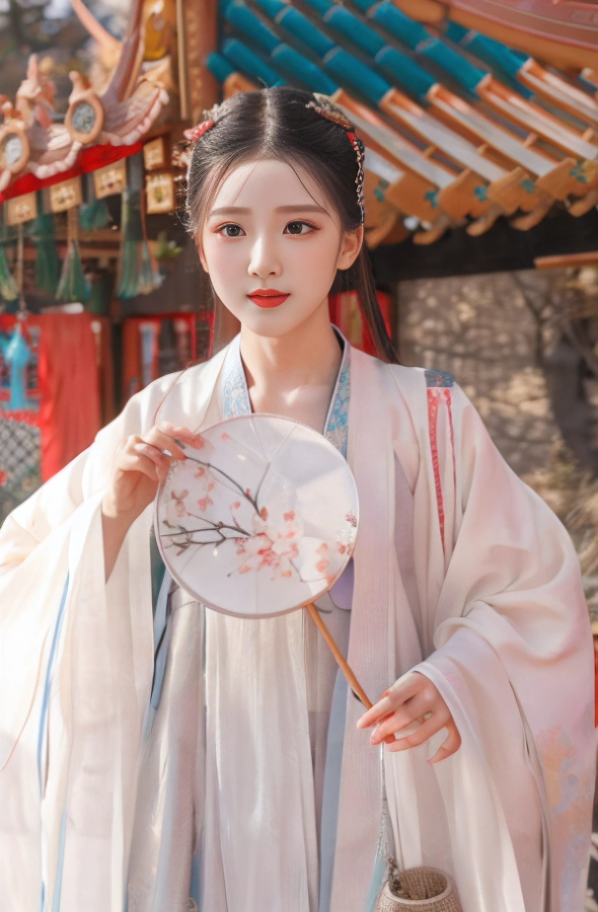 photorealestic，Hanfu，Good mouth，Good nose