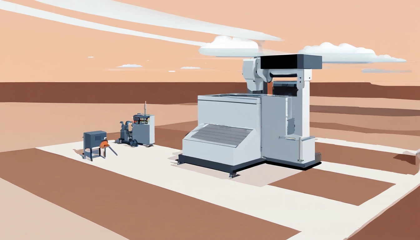 illustration,At the factory,Some workers are being trained,The product is then processed using a grinding machine。