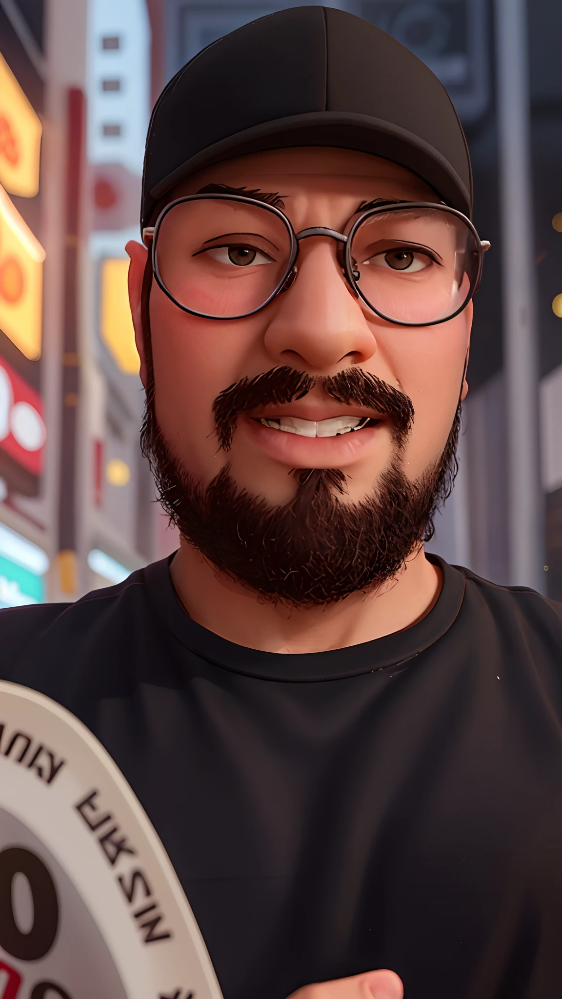 arafed man with glasses and a beard wearing a black shirt, with glasses and goatee, with nerdy glasses and goatee, Streamer do Twitch / Jogador Ludwig, Typical cryptocurrency nerd, foto de perfil headshot, com nerd! glasses! e cavanhaque, david rios ferreira, foto de perfil profissional, foto de perfil 1024px, imagem profissional, imagem do avatar